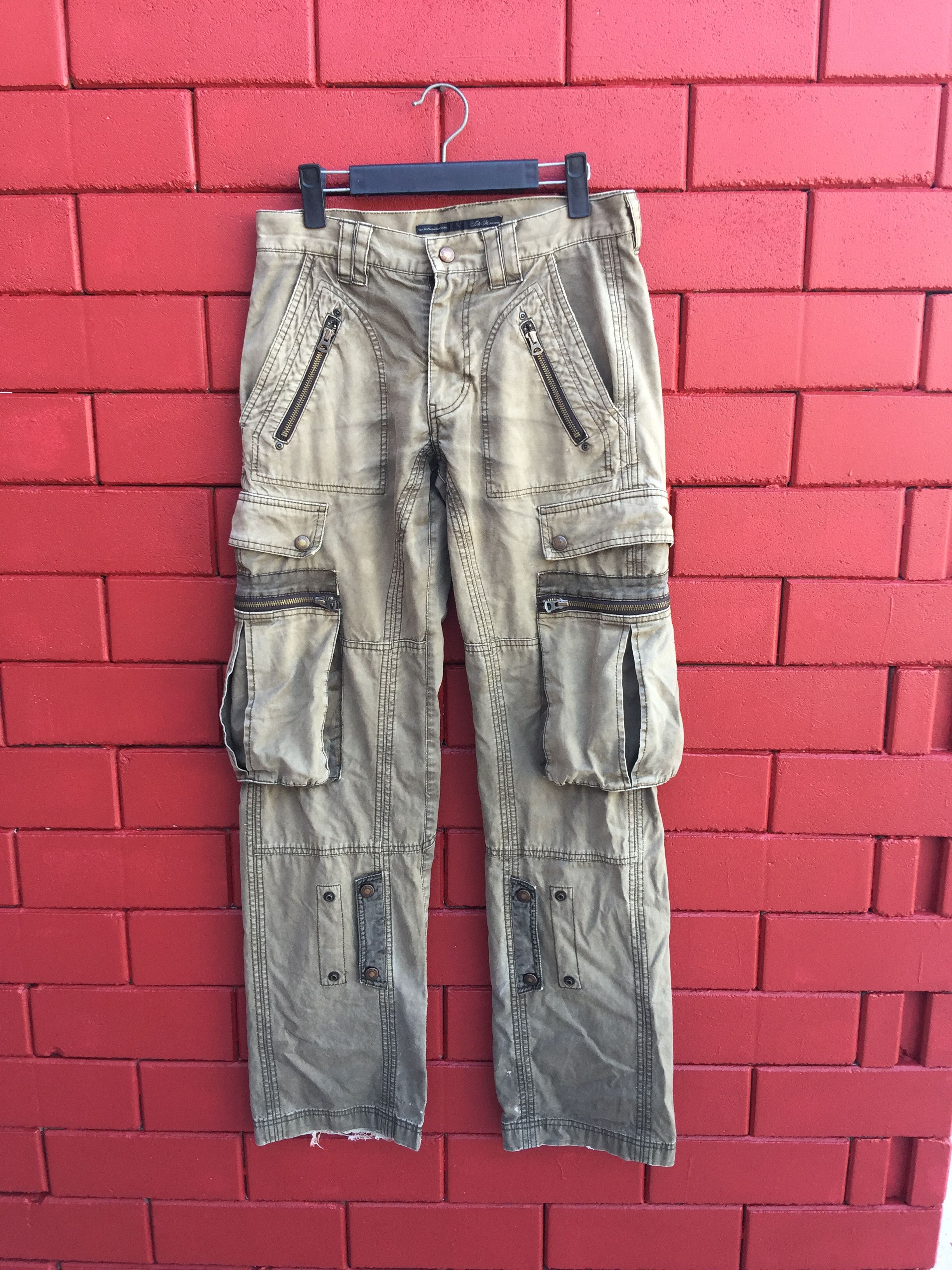Designer × Japanese Brand Tite Homme Japanese Multipocket Tactical Travis Scott Style Size US 30 / EU 46 - 1 Thumbnail