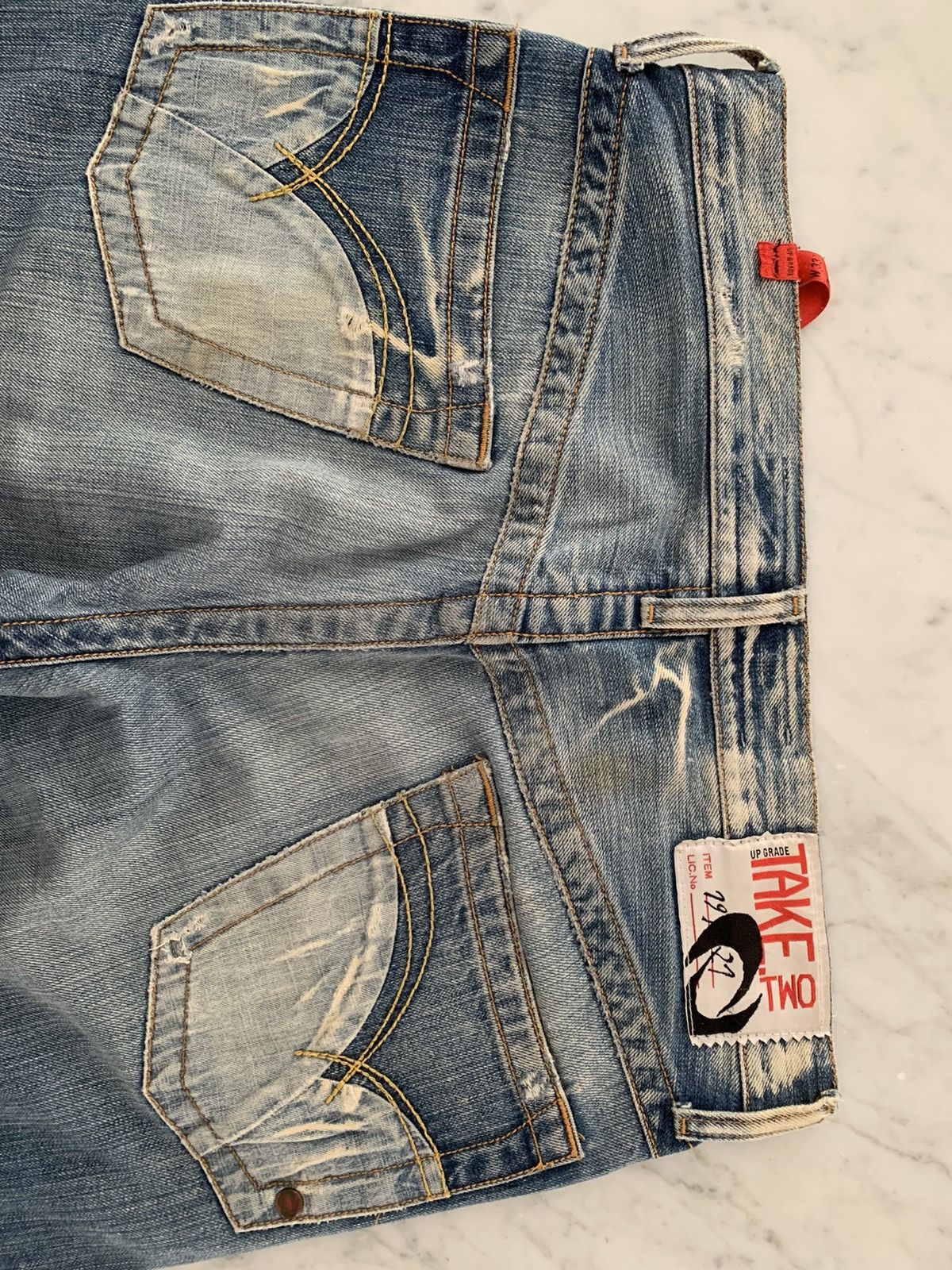 Vintage Vintage TAKE TWO Denim Jeans, Made In Italy Size US 33 - 6 Thumbnail