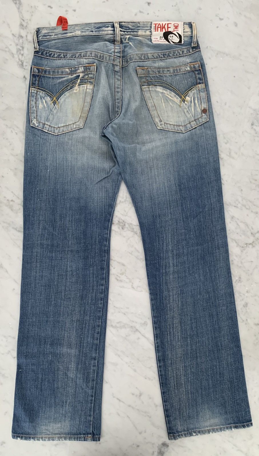 Vintage Vintage TAKE TWO Denim Jeans, Made In Italy Size US 33 - 4 Thumbnail