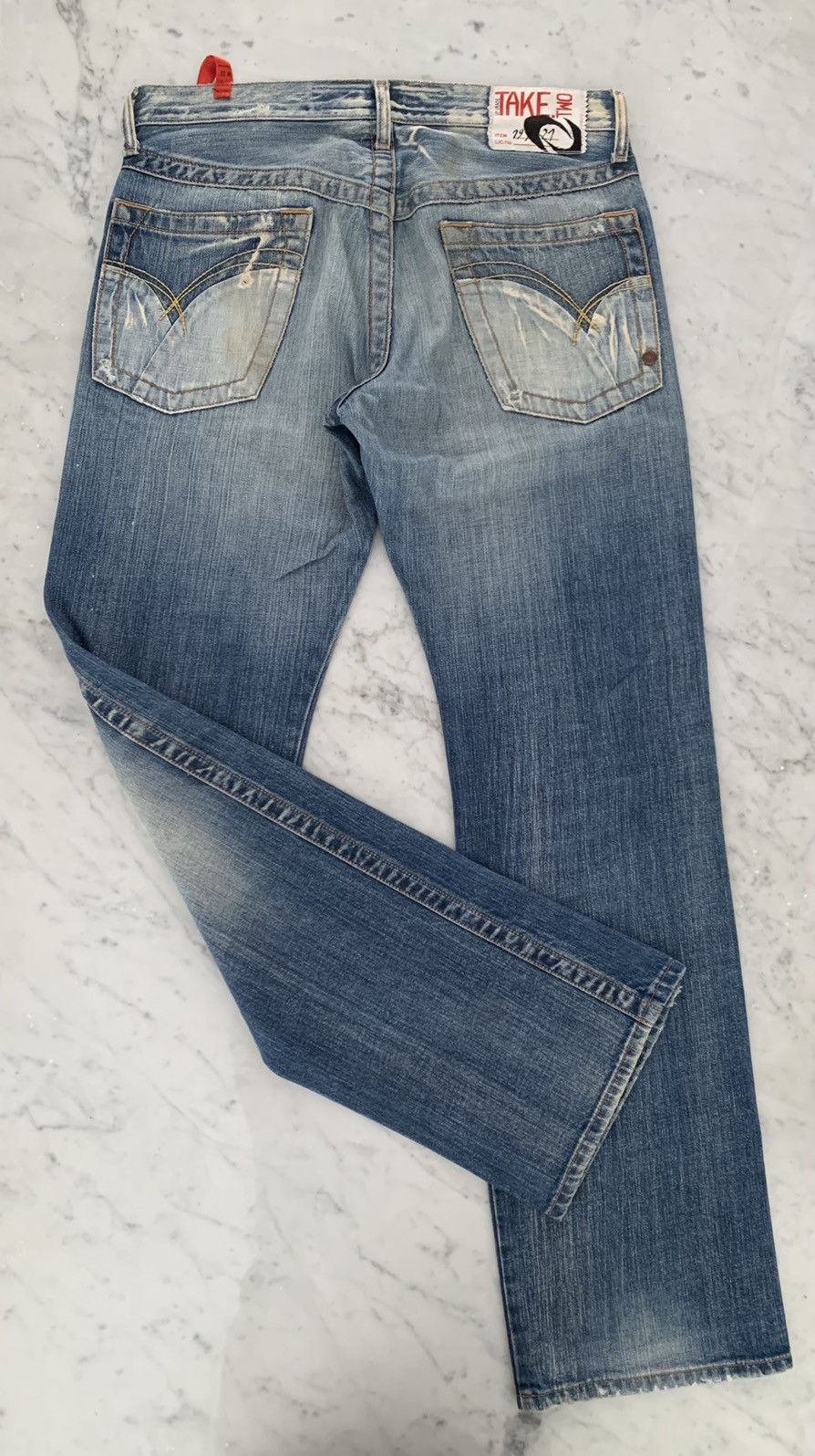 Vintage Vintage TAKE TWO Denim Jeans, Made In Italy Size US 33 - 5 Thumbnail