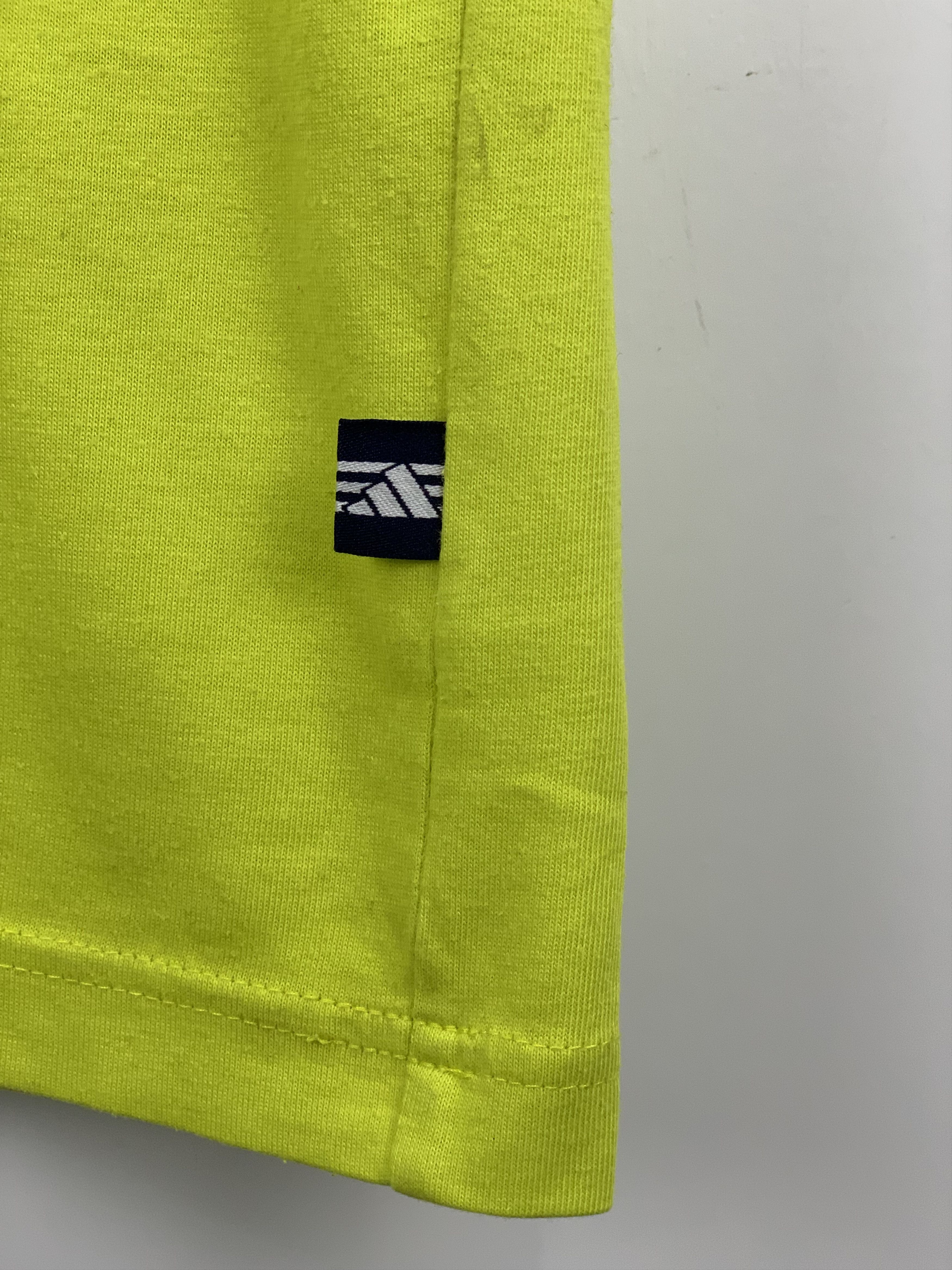 Adidas × Vintage Vintage 90s Adidas Neon Jersey TA0226 Size US L / EU 52-54 / 3 - 11 Thumbnail