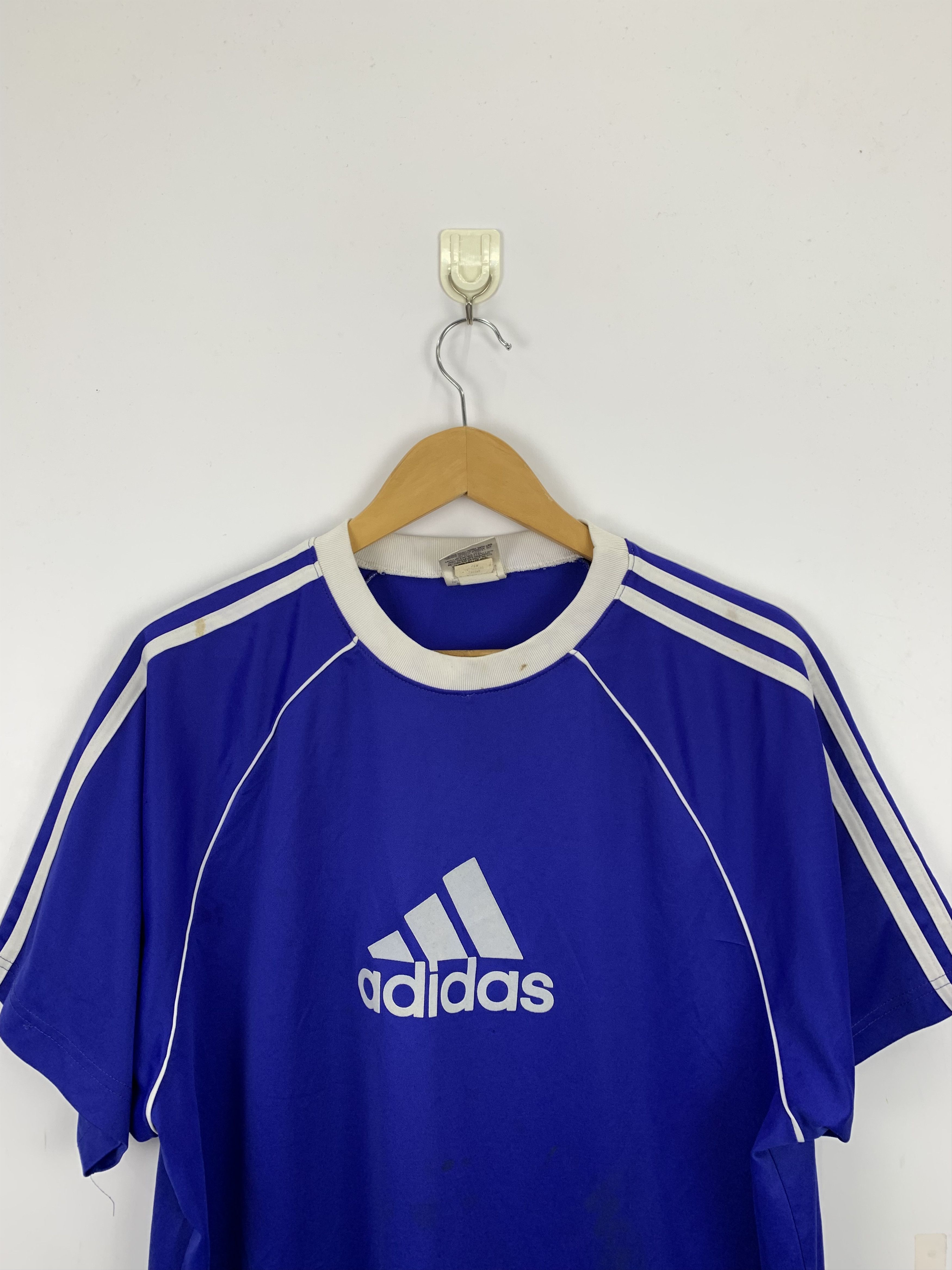Adidas × Vintage Vintage 90s Adidas Jerseys TA0253 Size US L / EU 52-54 / 3 - 2 Thumbnail