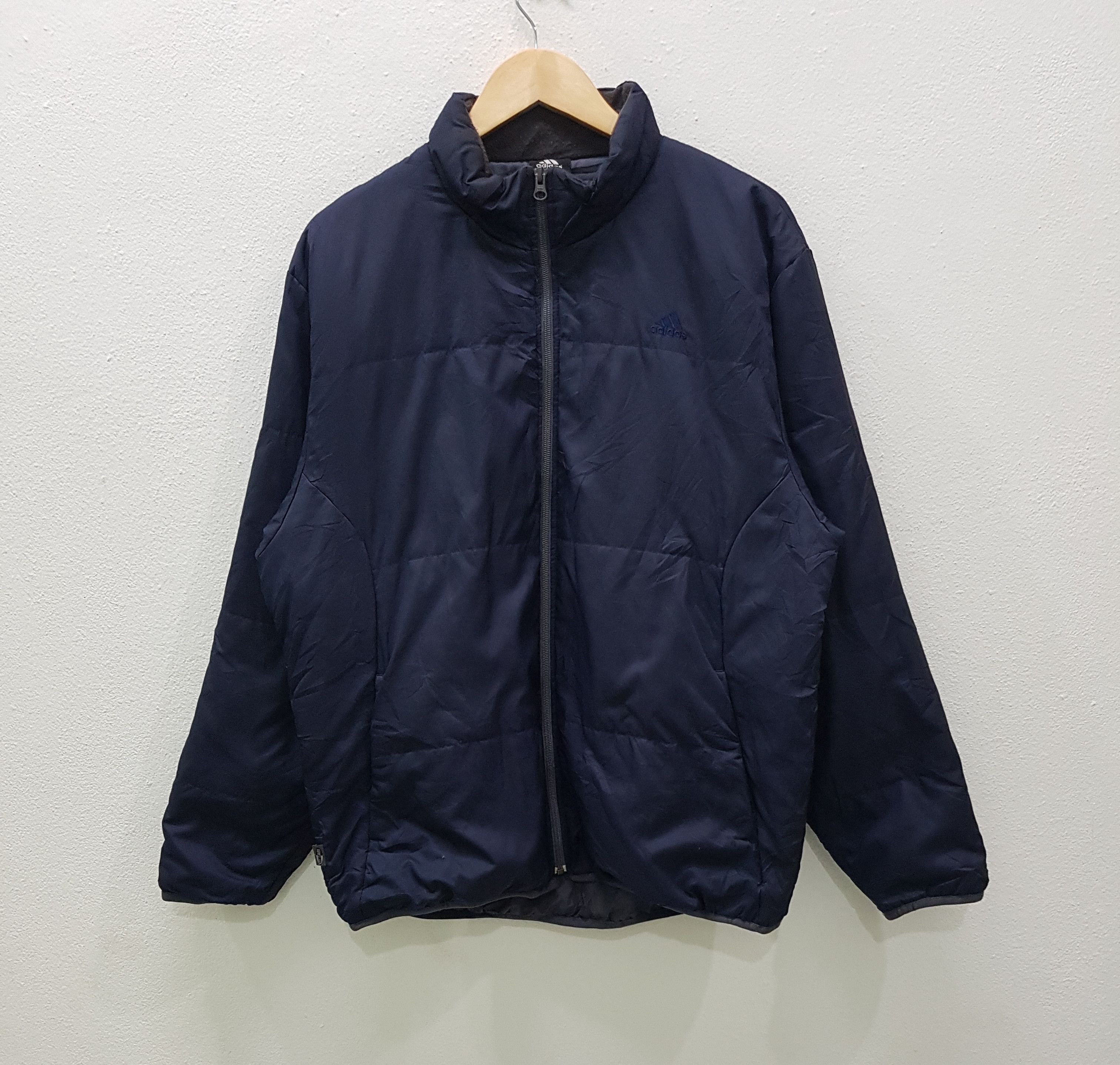 Adidas × Vintage Vintage Adidas Bomber Jacket Full Zipper Size US M / EU 48-50 / 2 - 1 Thumbnail