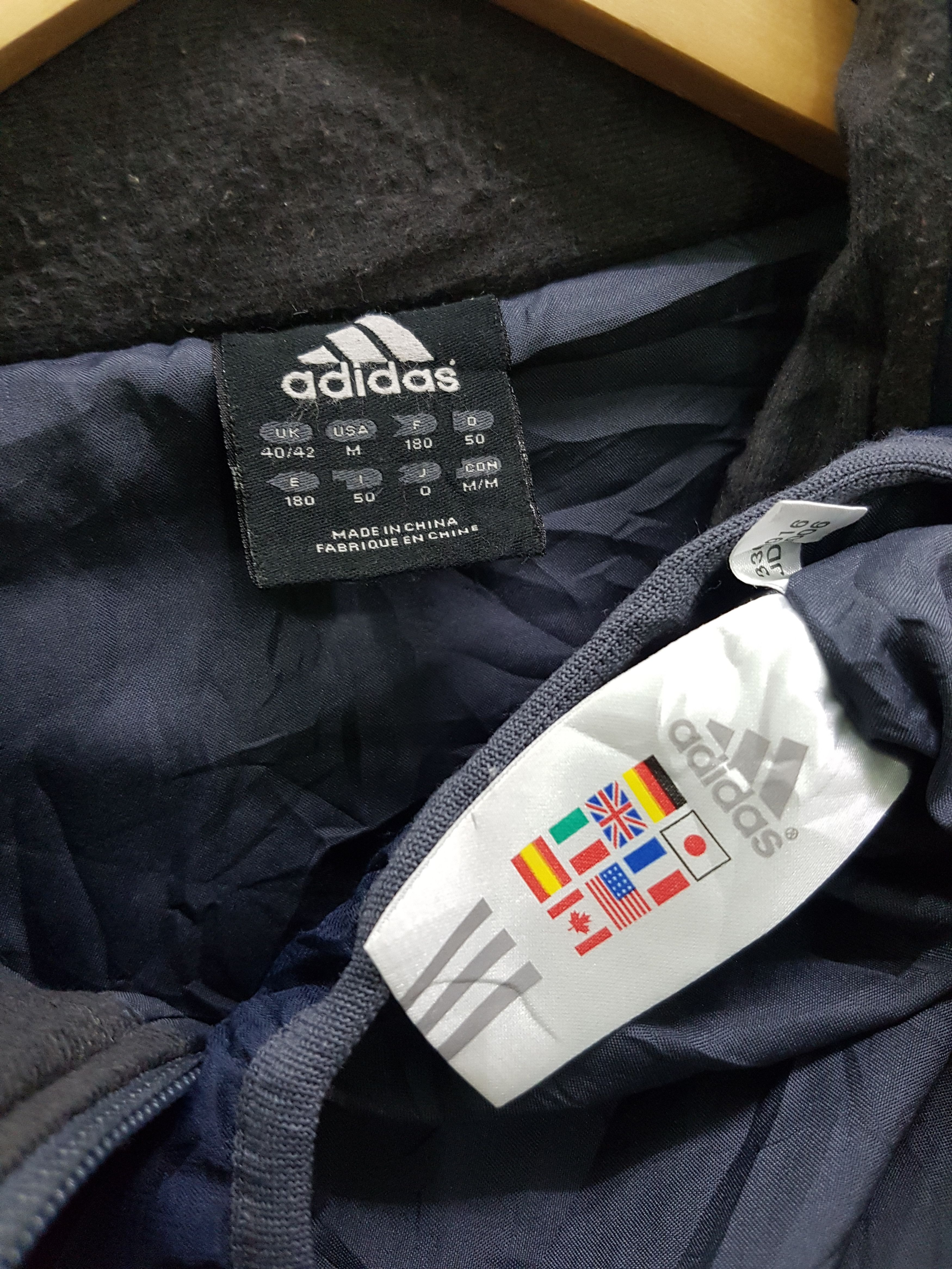 Adidas × Vintage Vintage Adidas Bomber Jacket Full Zipper Size US M / EU 48-50 / 2 - 3 Thumbnail