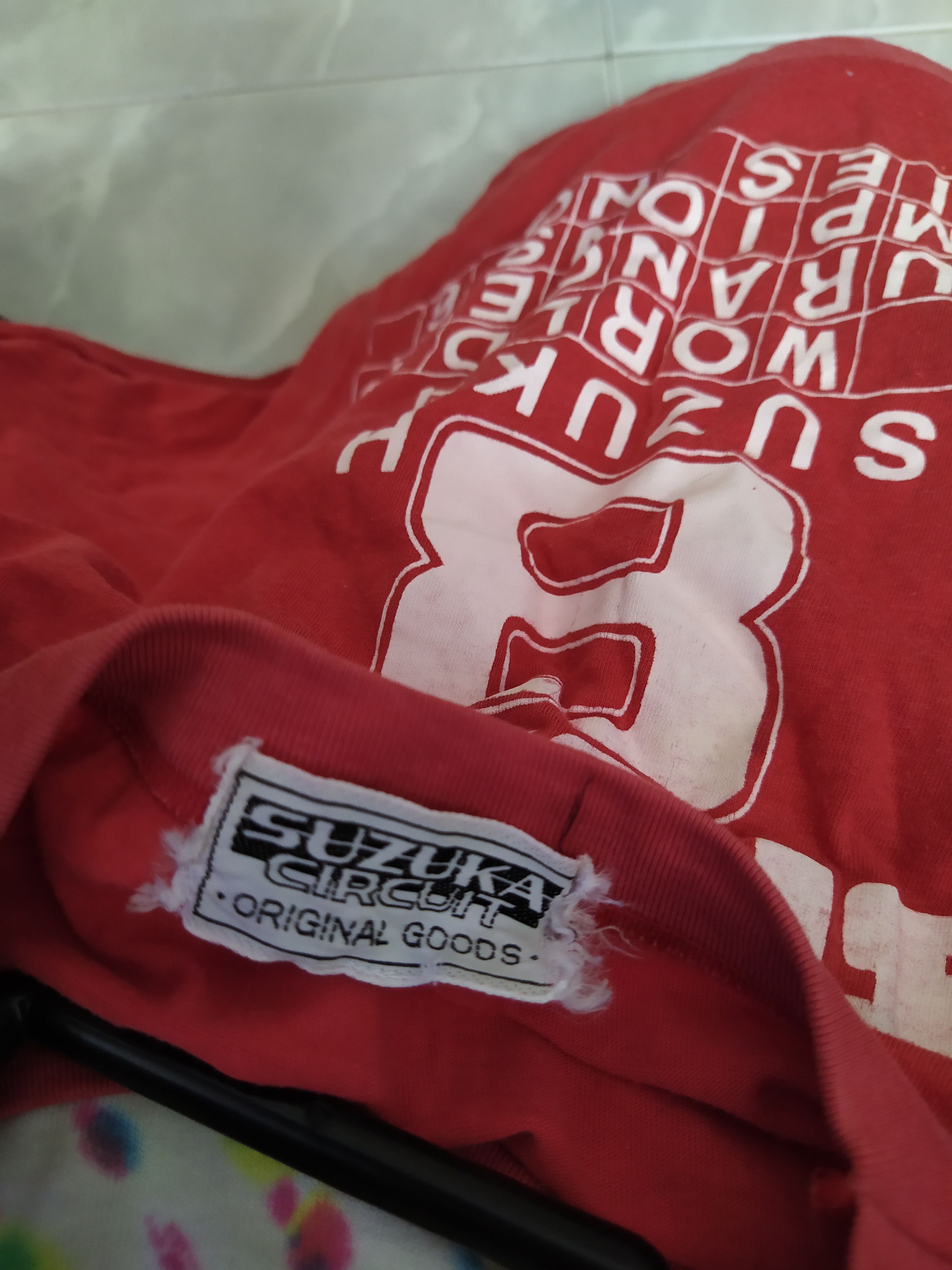 Vintage 1983 SUZUKA WORLD ENDURANCE CHAMPIONSHIP SHIRT (B909) Size US S / EU 44-46 / 1 - 5 Thumbnail