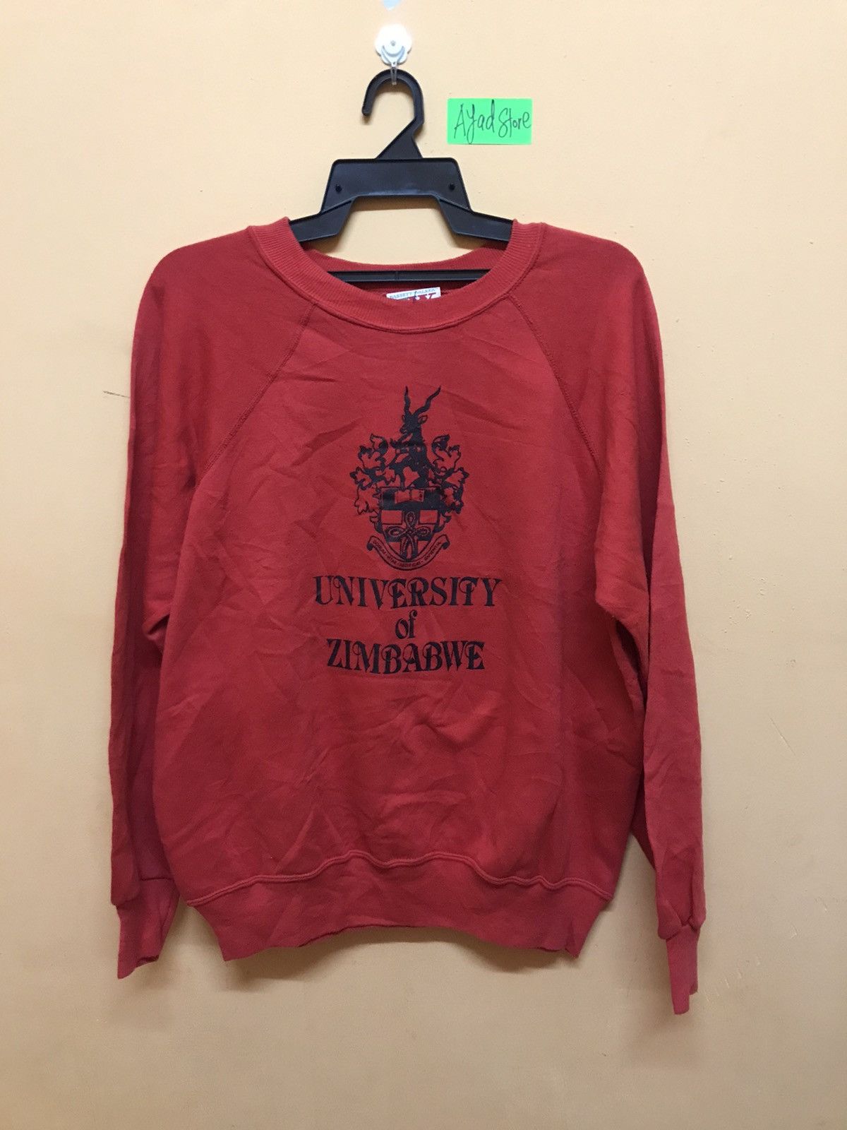 Vintage ‼️VTG SWEATSHIRT UNIVERSITY OF ZINBABWE‼️ Size US XL / EU 56 / 4 - 1 Thumbnail