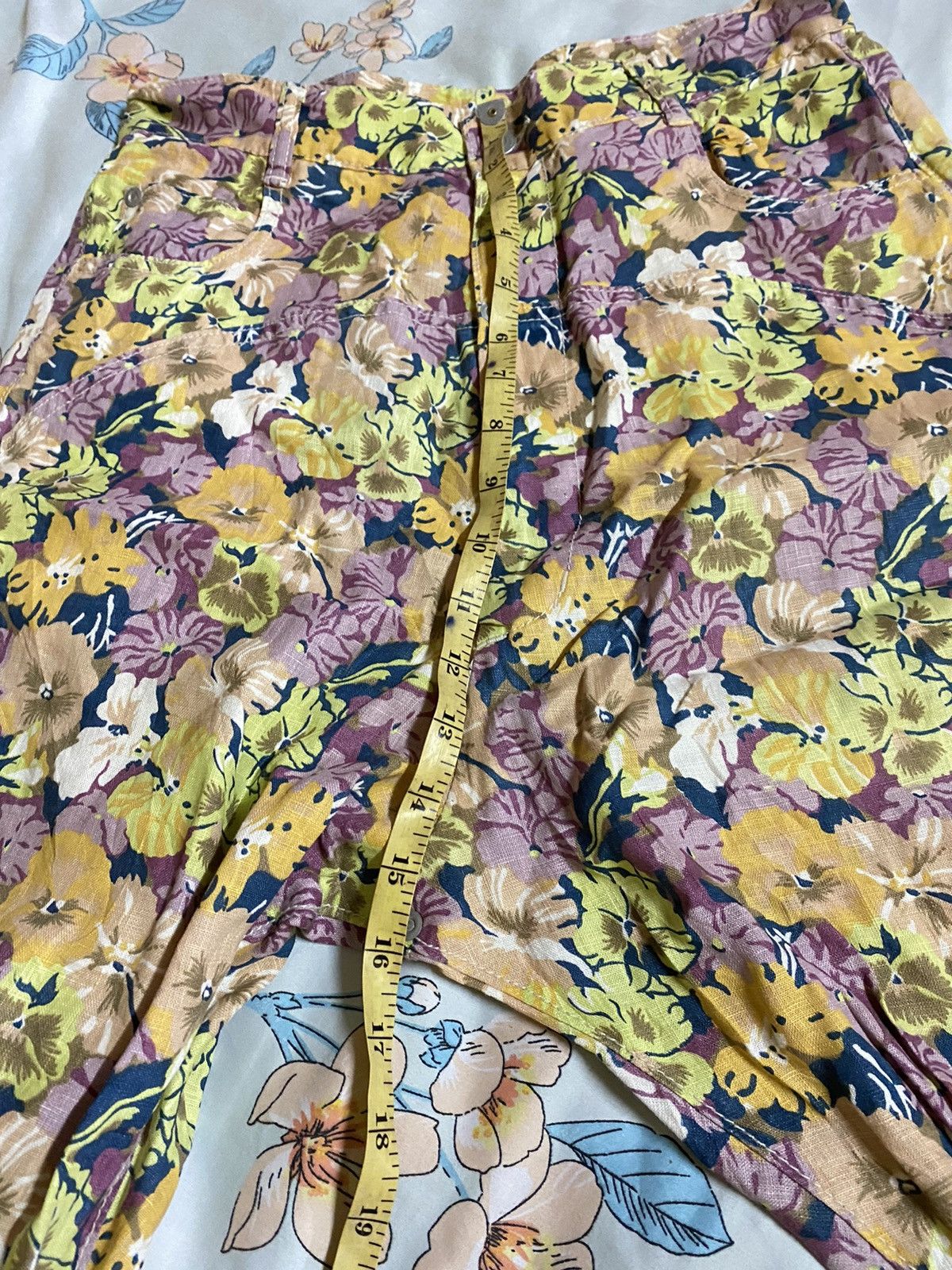 ICONIC MERCIBEAUCOUP CROTCH PANT FLOWER FLORAL MOTIF