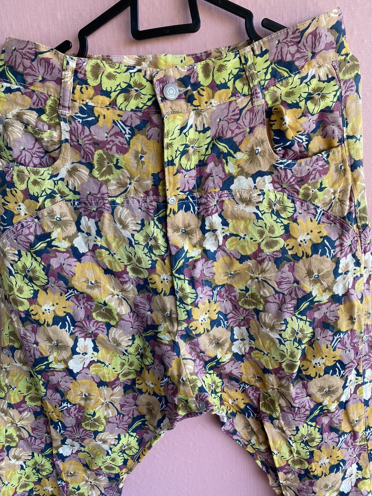 ICONIC MERCIBEAUCOUP CROTCH PANT FLOWER FLORAL MOTIF