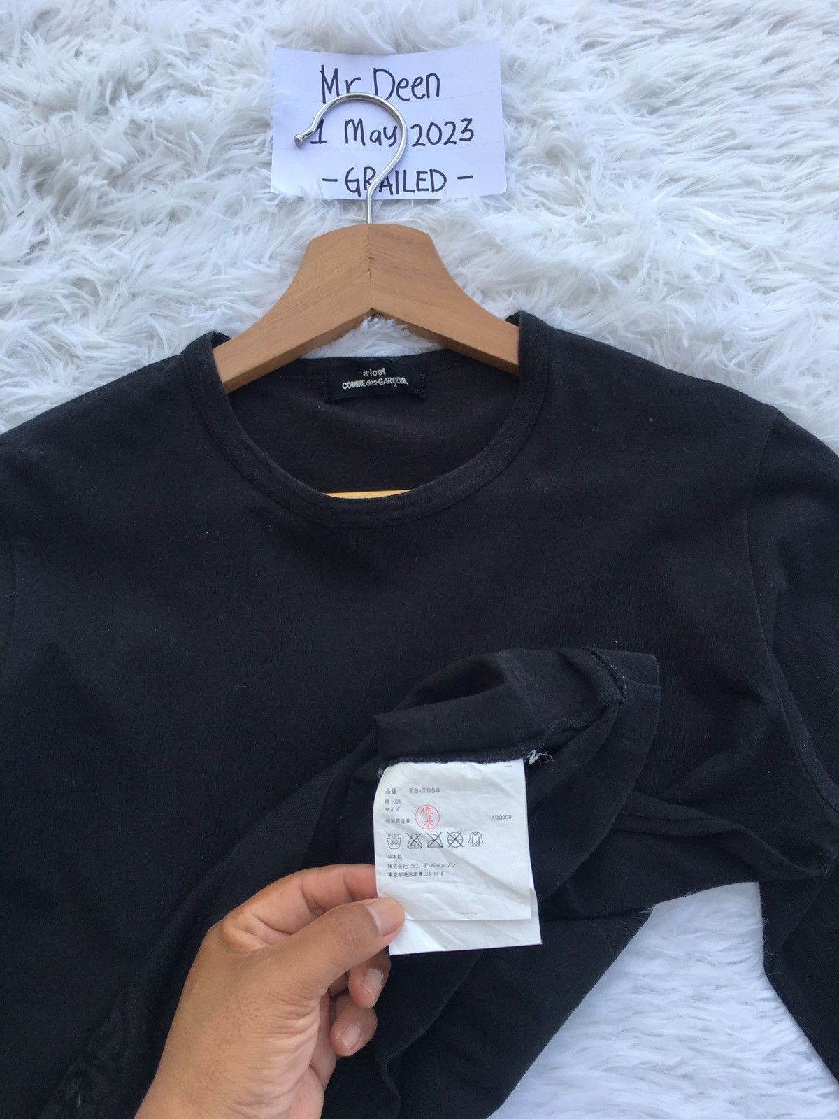 Comme des Garcons Rare tricot AD2008 Comme Des Garcons Longsleeve Shirt Size S / US 4 / IT 40 - 6 Thumbnail