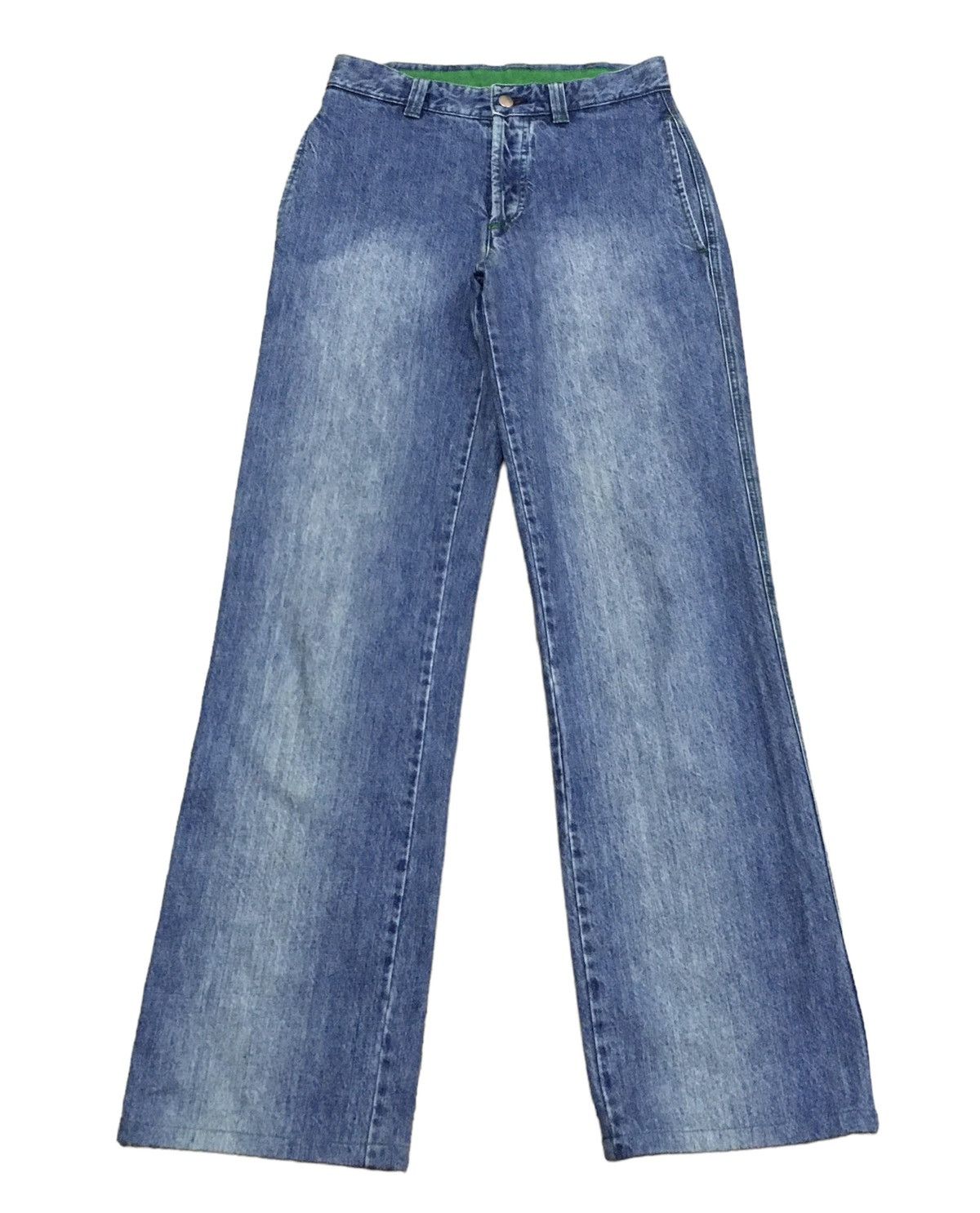 Designer Rare Design Vintage Brand Agnes B Jeans 1990s Size US 28 / EU 44 - 1 Thumbnail
