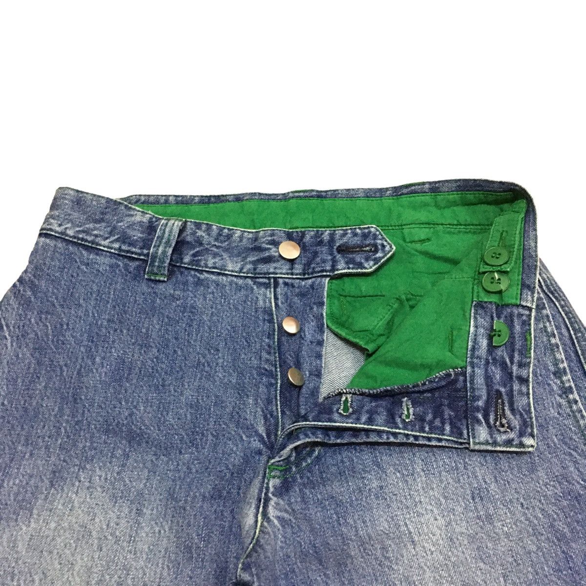 Designer Rare Design Vintage Brand Agnes B Jeans 1990s Size US 28 / EU 44 - 3 Thumbnail