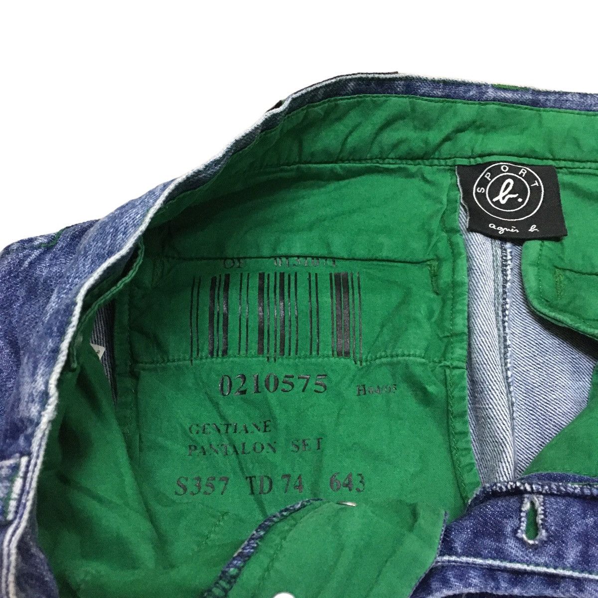 Designer Rare Design Vintage Brand Agnes B Jeans 1990s Size US 28 / EU 44 - 7 Thumbnail