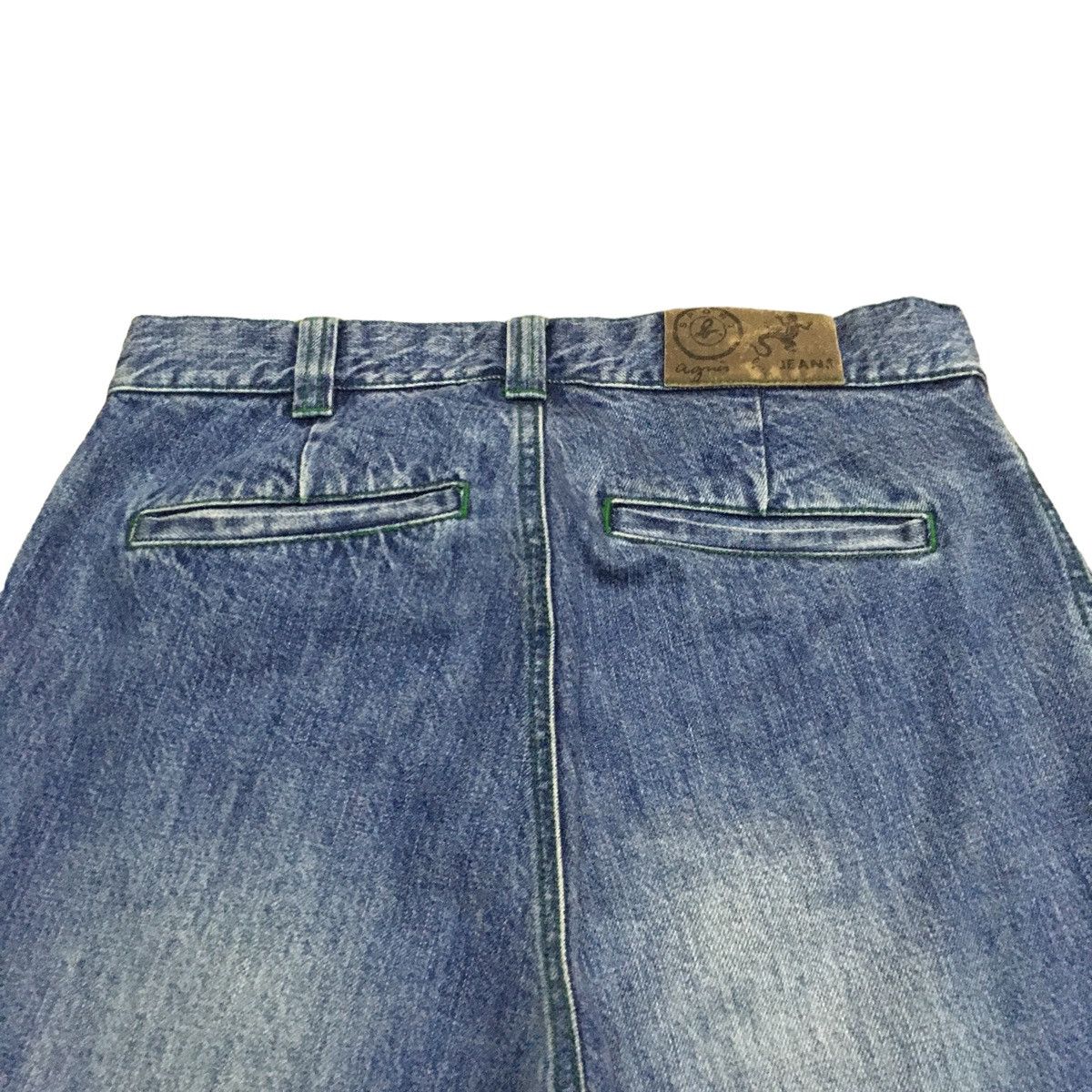 Designer Rare Design Vintage Brand Agnes B Jeans 1990s Size US 28 / EU 44 - 4 Thumbnail