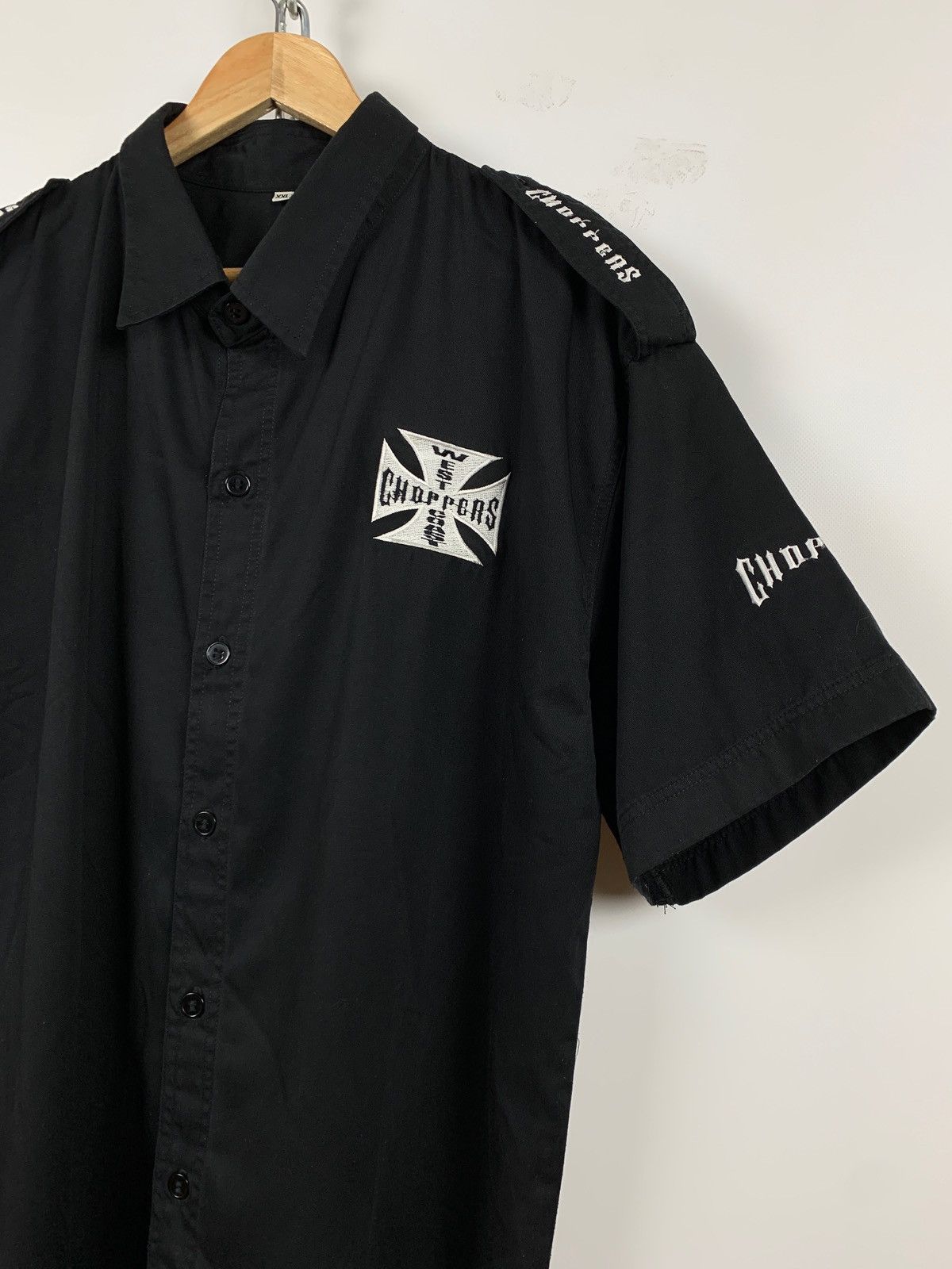 Vintage Vintage West Coast Choppers Button Up Shirt Paul Walker Size US XXL / EU 58 / 5 - 7 Thumbnail