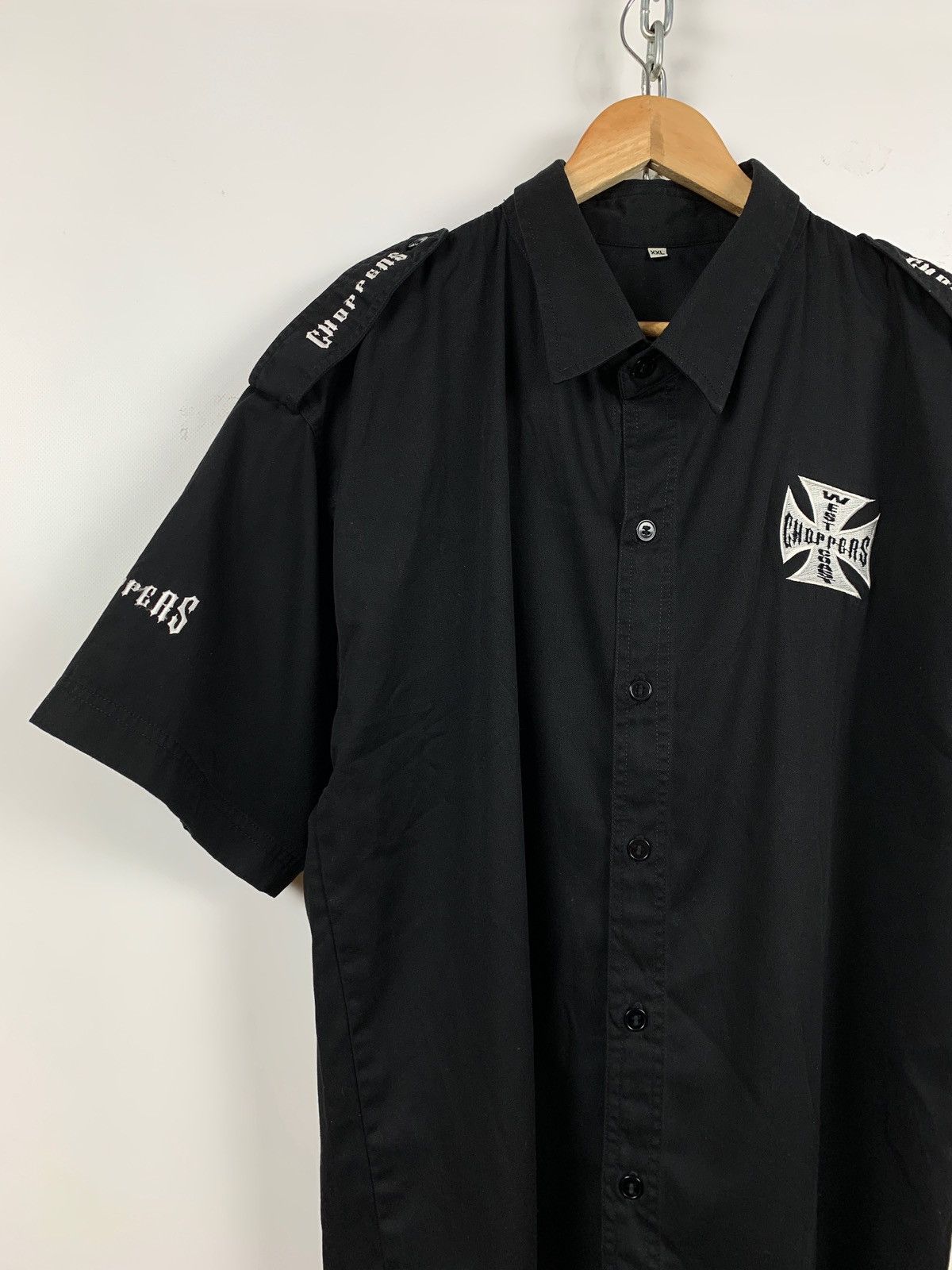Vintage Vintage West Coast Choppers Button Up Shirt Paul Walker Size US XXL / EU 58 / 5 - 6 Thumbnail