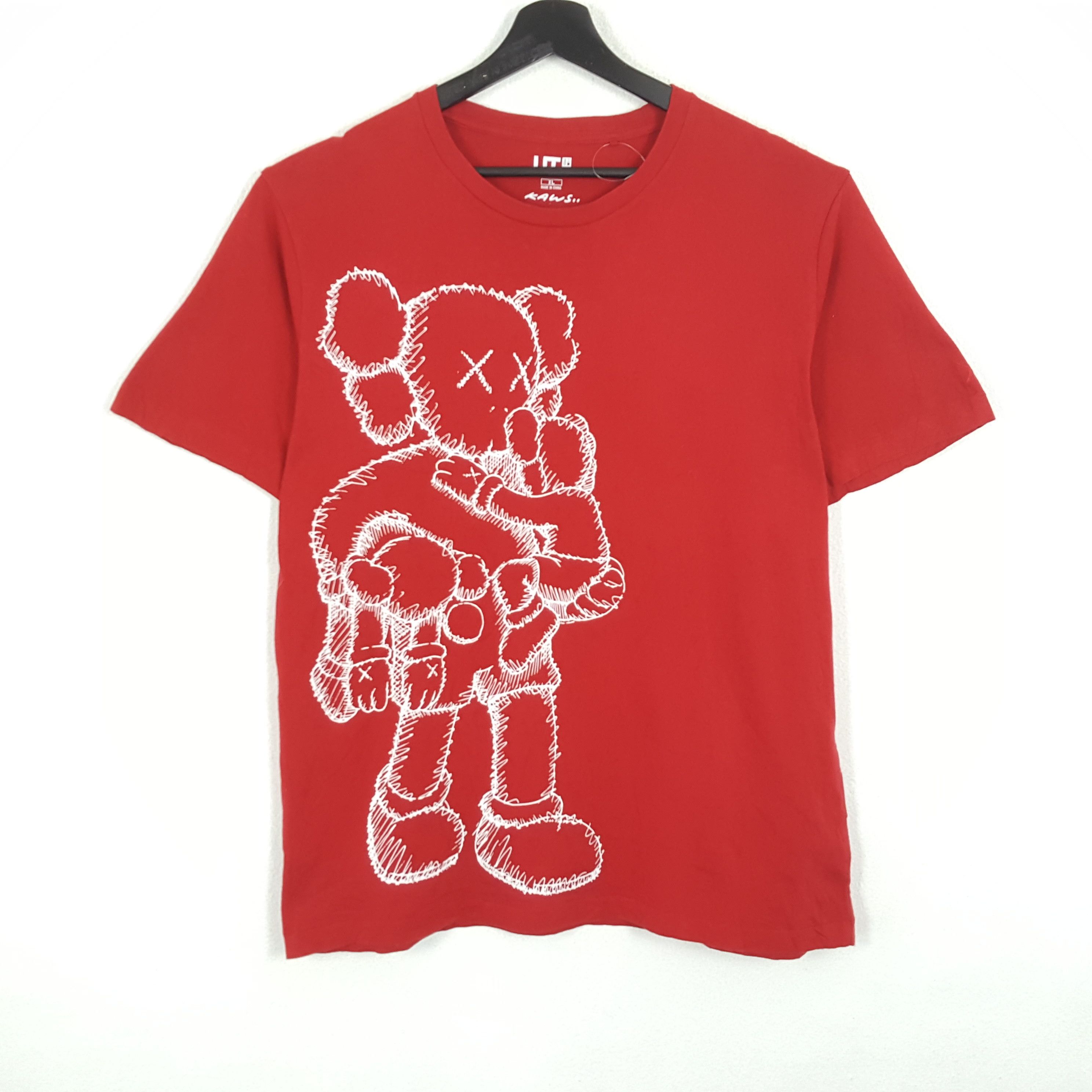 Japanese Brand × Kaws KAWS X Japanese Brand Streetwear Style Tshirt Size US XL / EU 56 / 4 - 1 Thumbnail