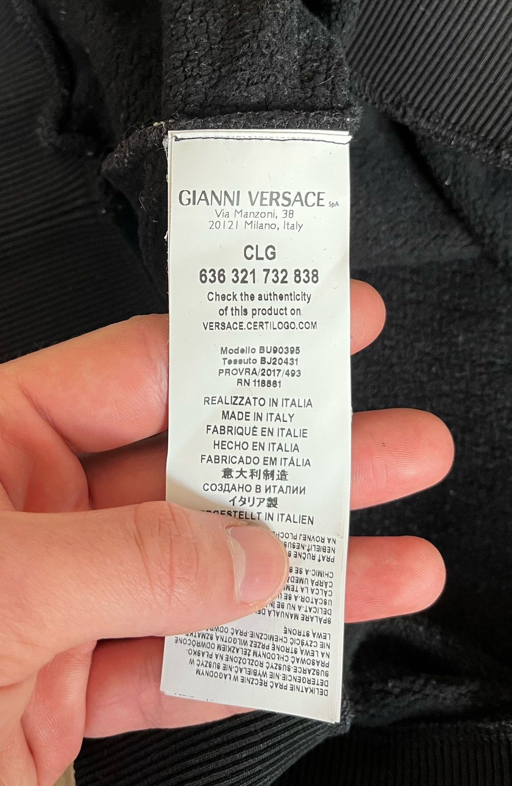 Versace Versace Versus Sweatshirt Big Logo Size US L / EU 52-54 / 3 - 5 Thumbnail