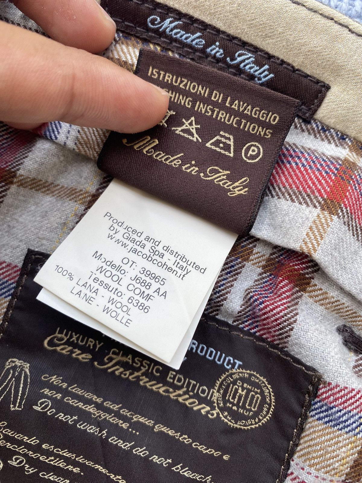 Jacob Cohen jacob cohen co. 688 wool jeans Size US 33 - 7 Thumbnail