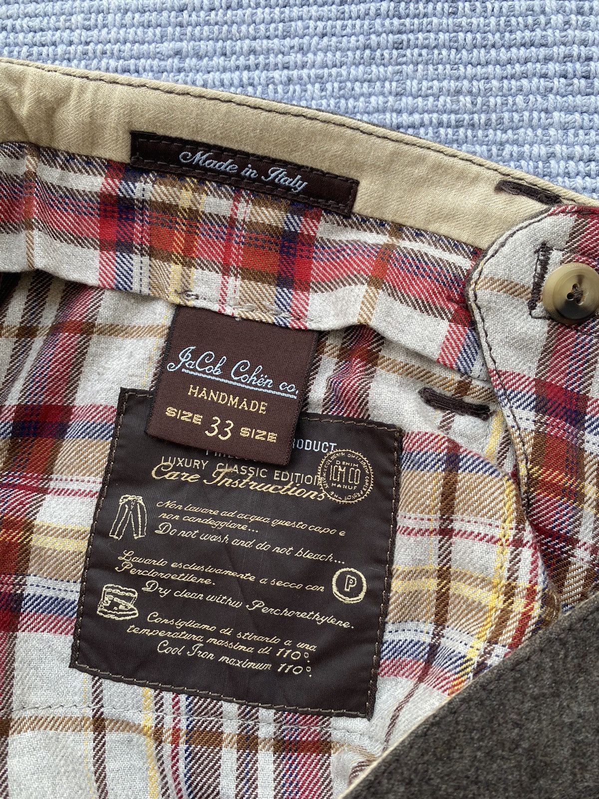 Jacob Cohen jacob cohen co. 688 wool jeans Size US 33 - 6 Thumbnail