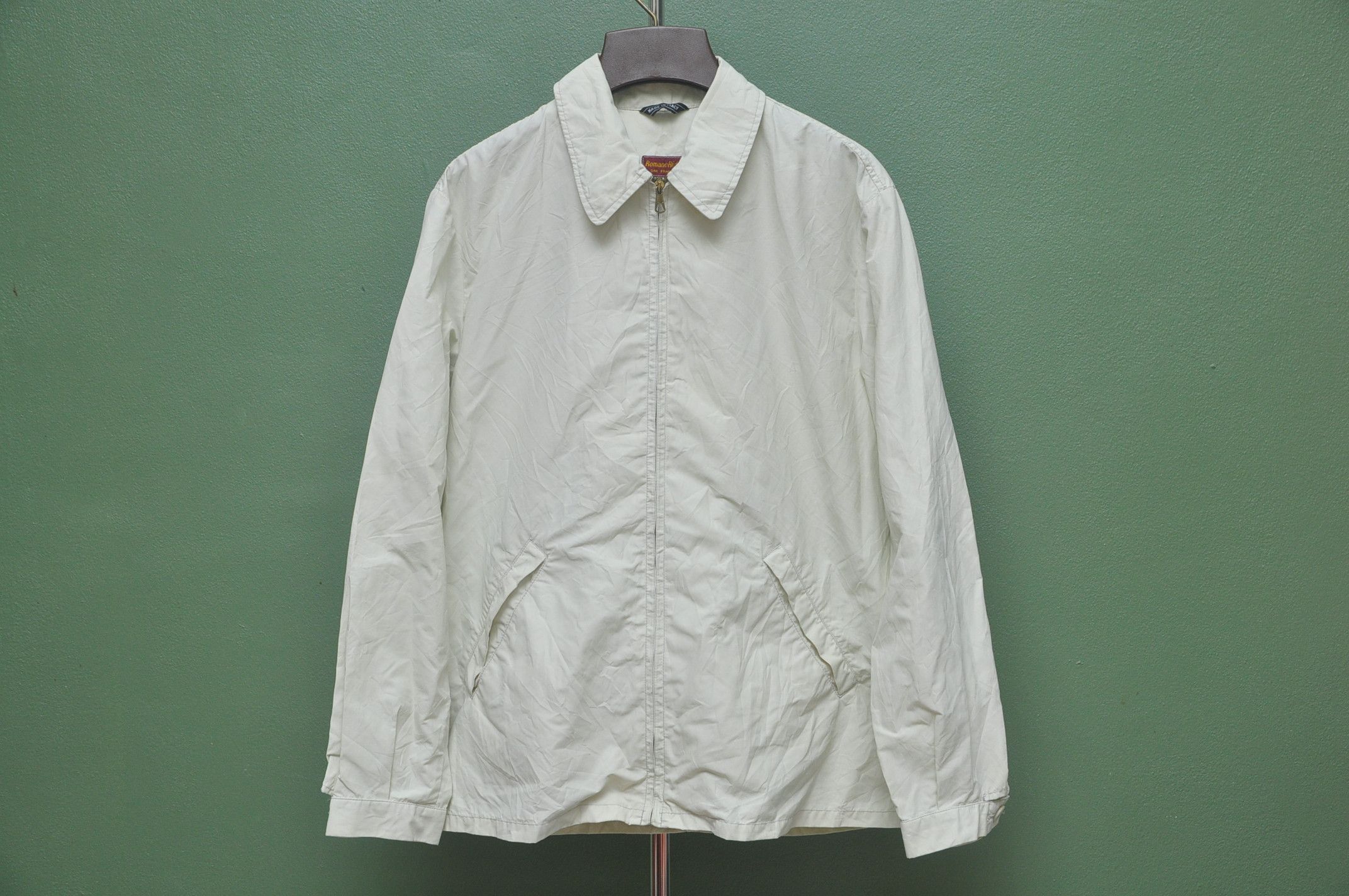 image of Italian Designers x Vintage Romano Ridolfi San Francisco Sweater Made In Italy in White (Size Large