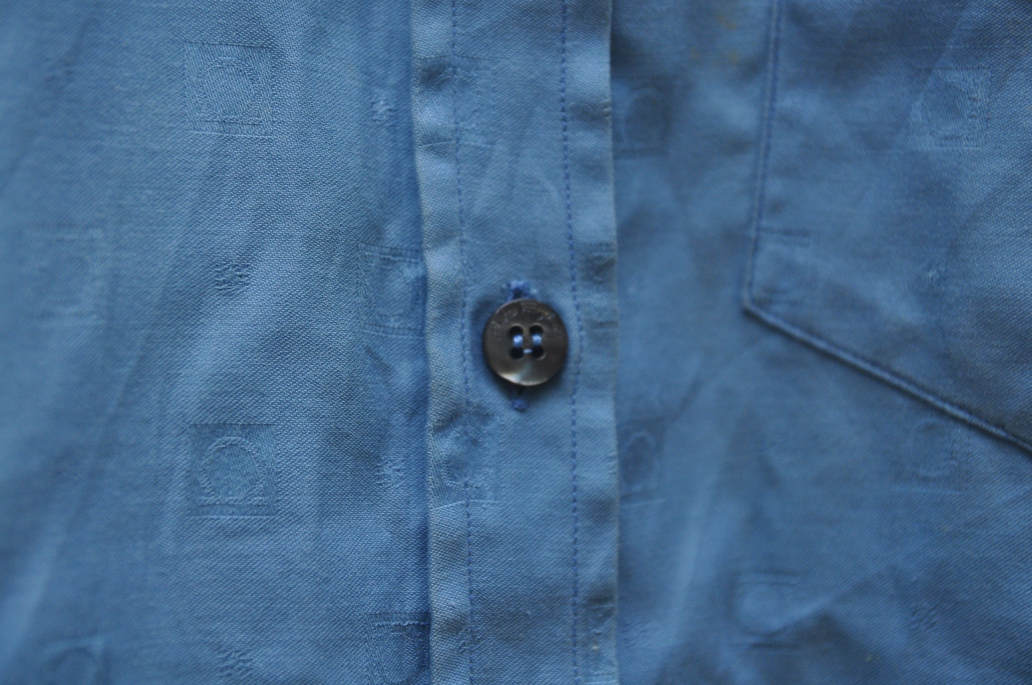 Salvatore Ferragamo × Vintage Salvatore Ferragamo Made In Italy Button Up Shirt Size M / US 6-8 / IT 42-44 - 4 Thumbnail