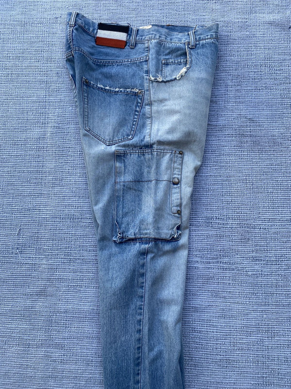Japanese Brand blue cargo denim Size US 30 / EU 46 - 7 Thumbnail