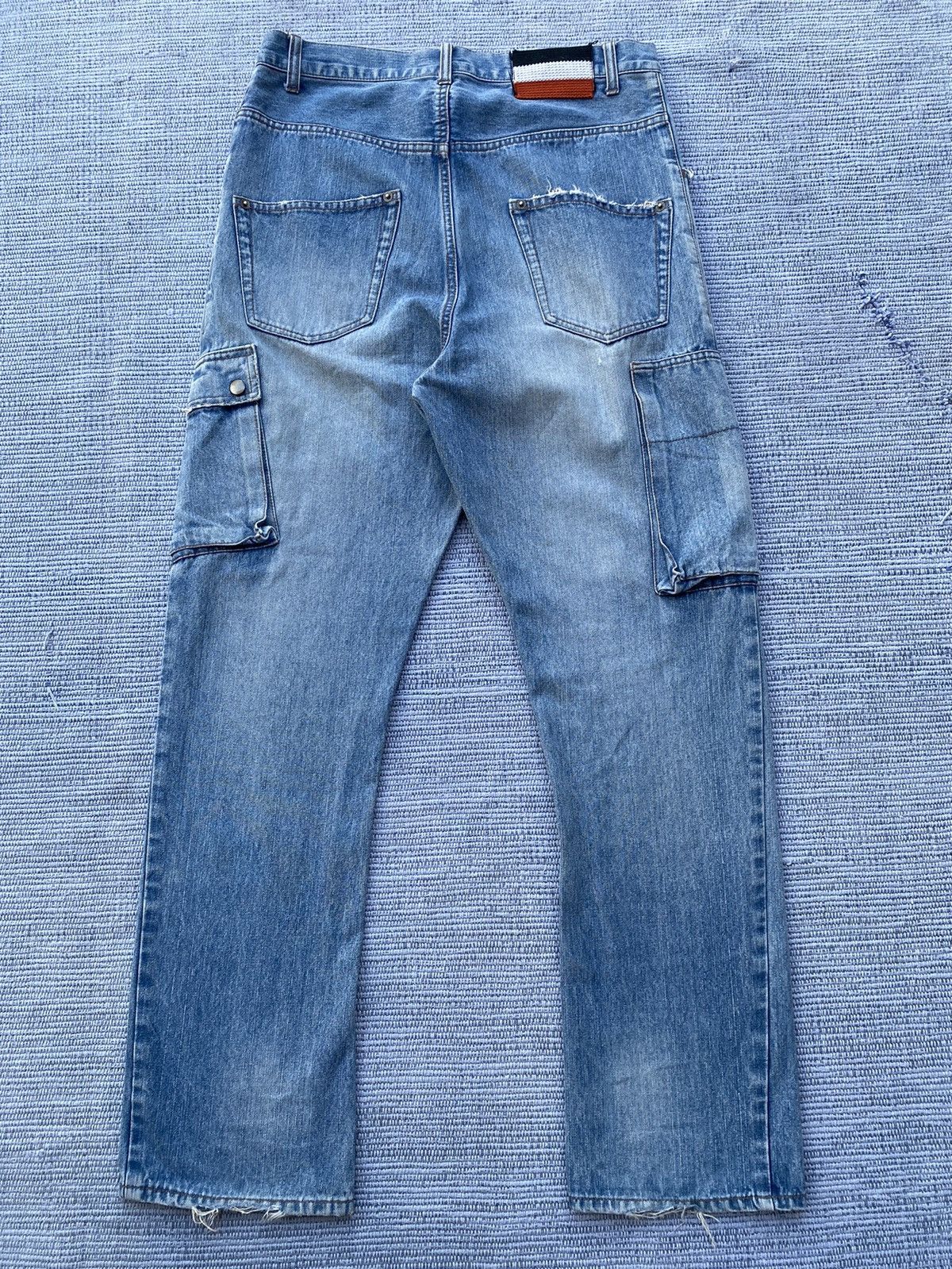 Japanese Brand blue cargo denim Size US 30 / EU 46 - 4 Thumbnail