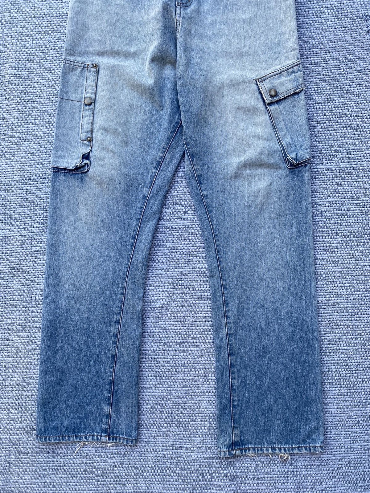 Japanese Brand blue cargo denim Size US 30 / EU 46 - 3 Thumbnail