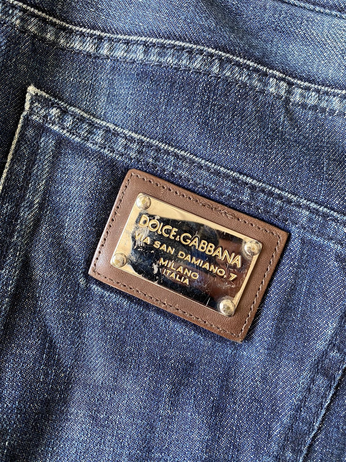 Dolce & Gabbana Dolce $ Gabbana Logo Denim Jeans Size US 30 / EU 46 - 2 Thumbnail