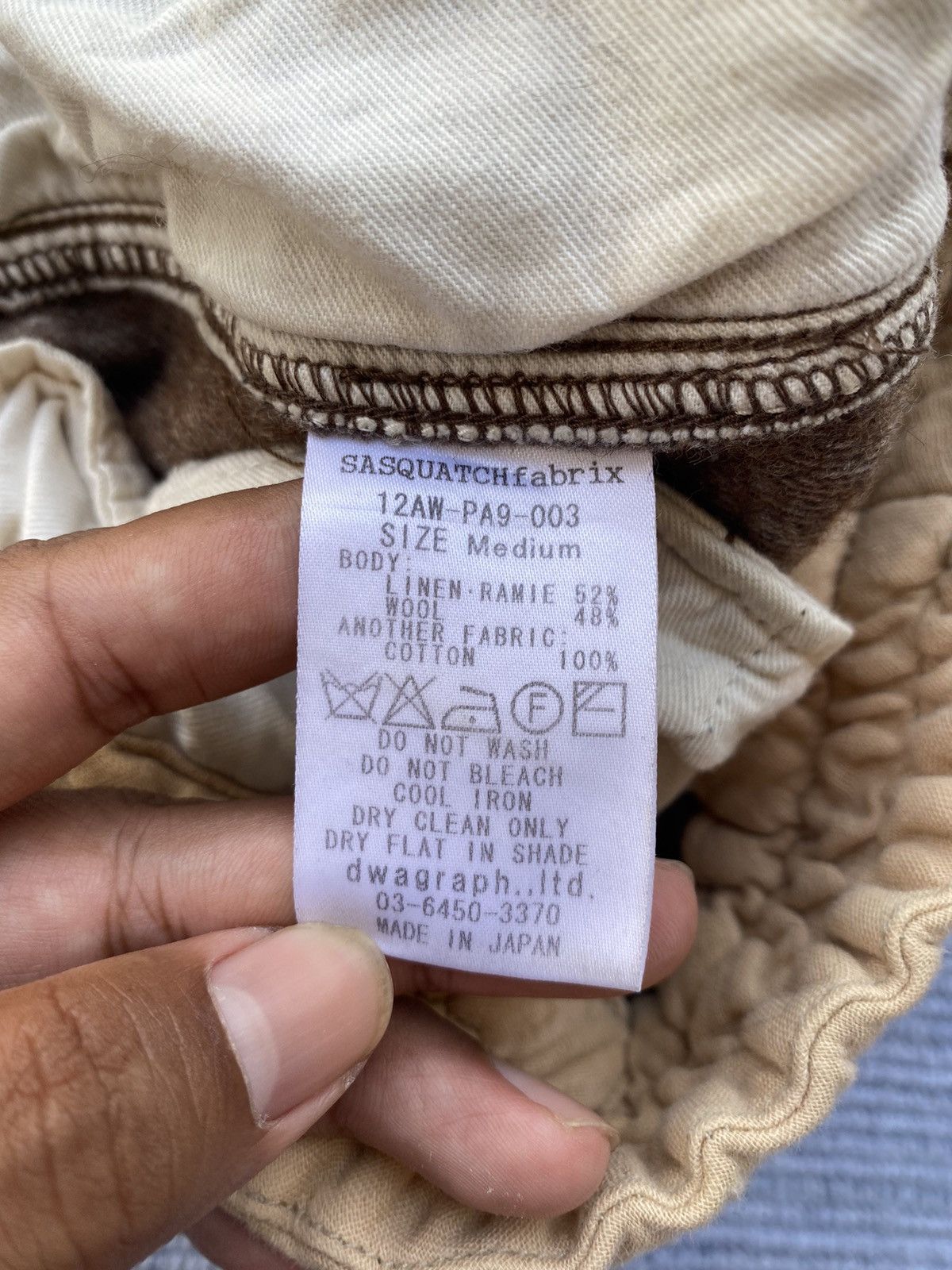 Japanese Brand sasquachfabrix aw12 wool pants Size 28" / US 6 / IT 42 - 7 Thumbnail