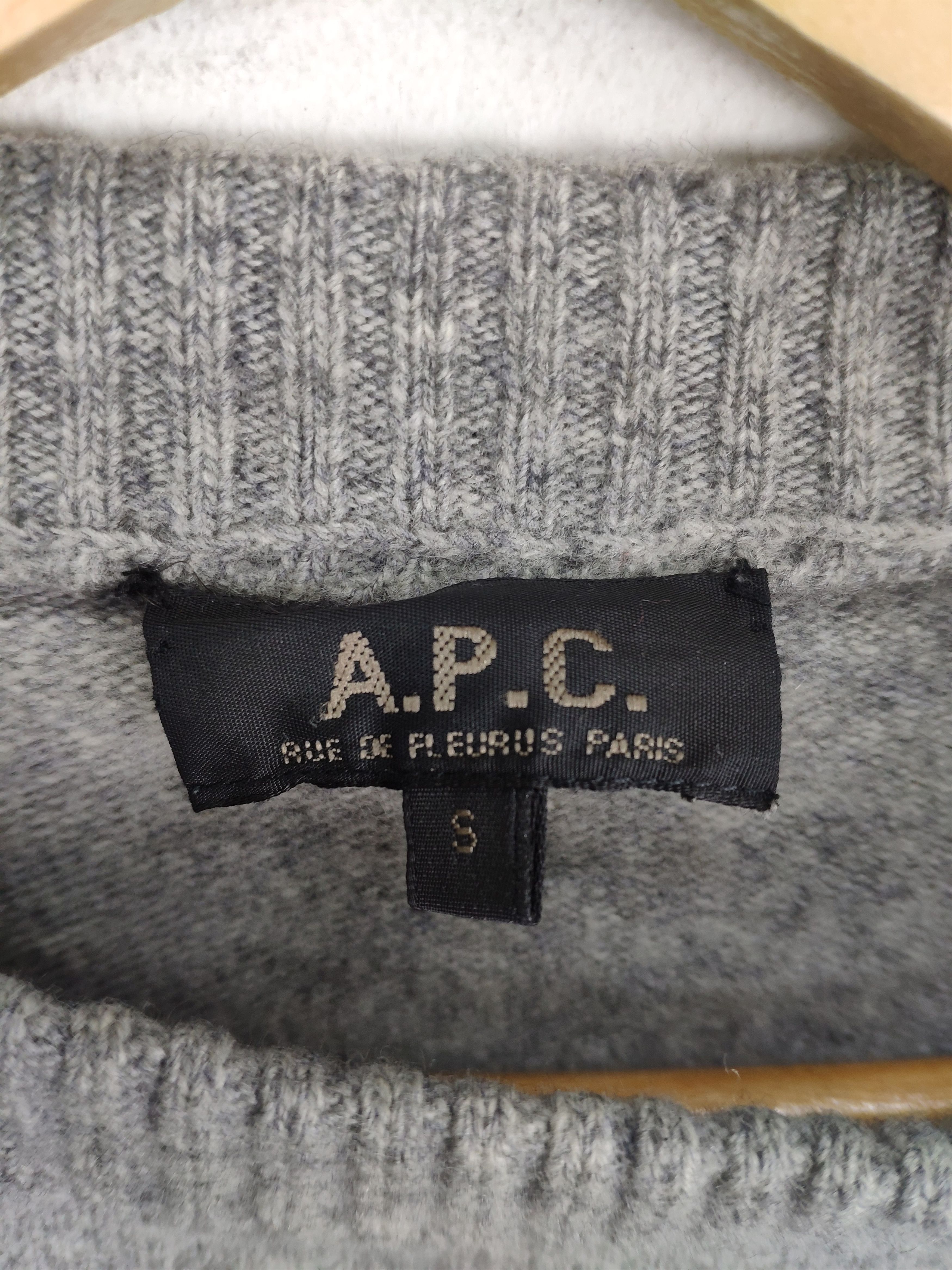A.P.C. Vintage 1990s APC Wool Sweater Made In Italy Size US S / EU 44-46 / 1 - 3 Thumbnail