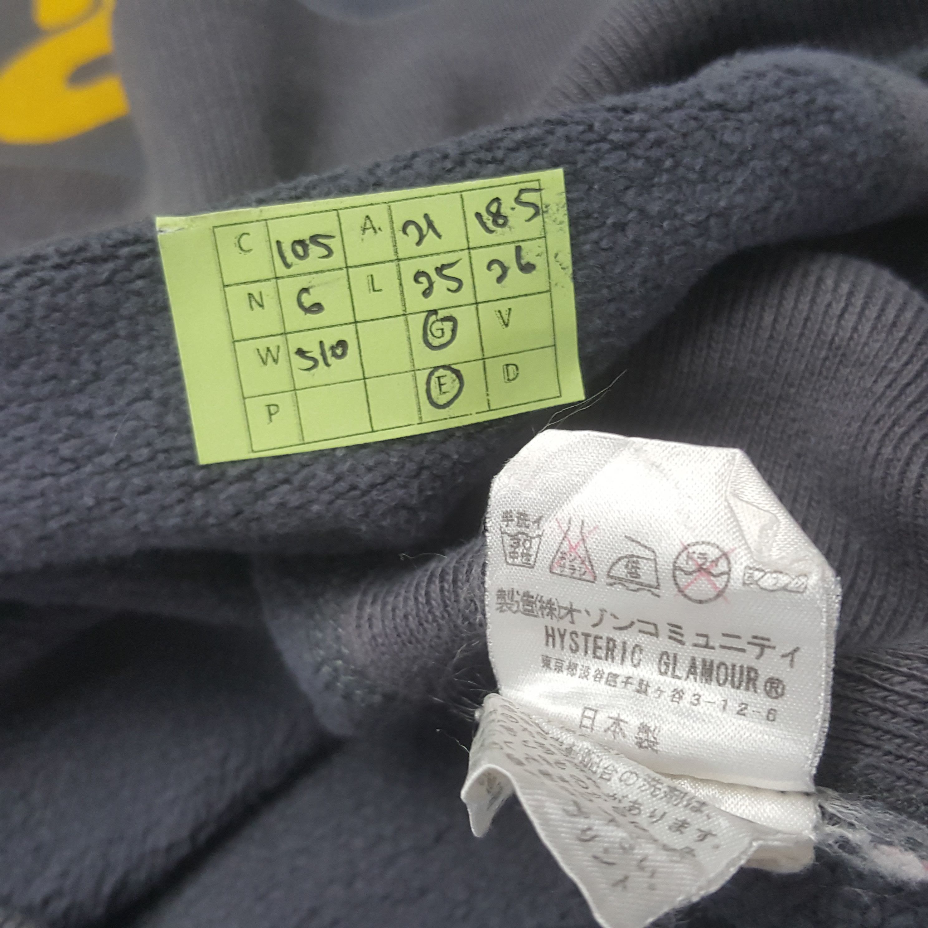 Hysteric Glamour Vintage Hysteric Glamour Japanese Brand Sweatshirt Size US M / EU 48-50 / 2 - 8 Thumbnail