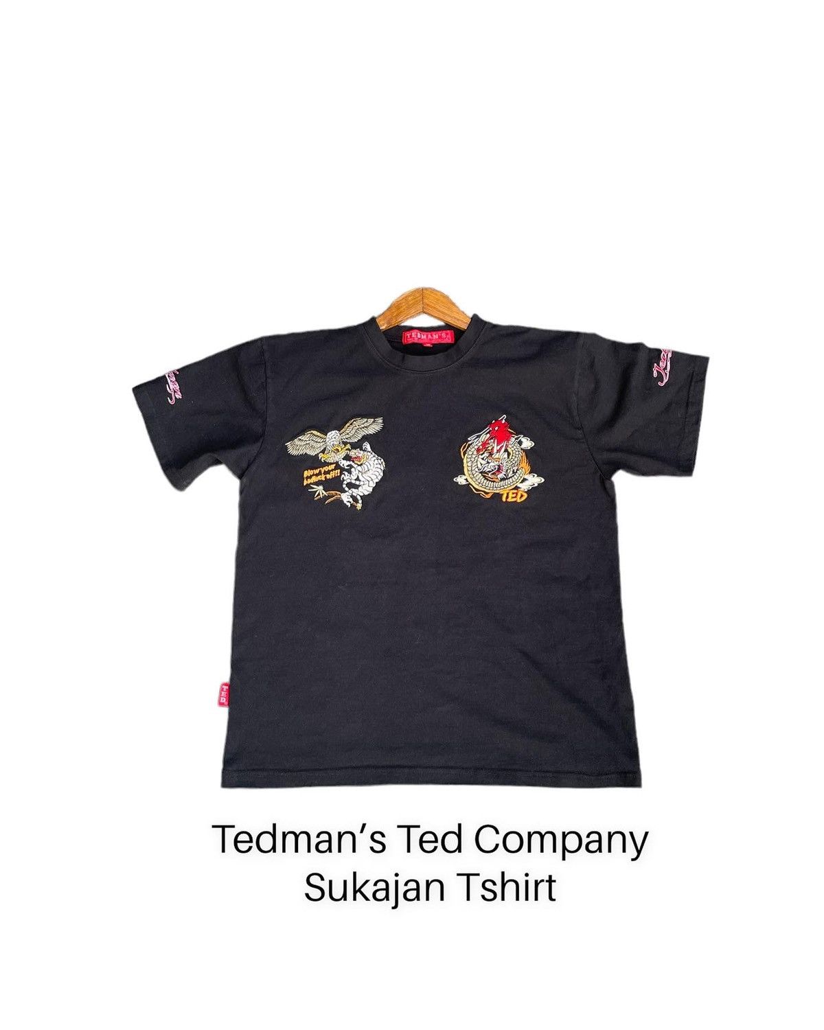 Japanese Brand Tedmans Ted Company Sukajan Tshirt Size US M / EU 48-50 / 2 - 1 Thumbnail