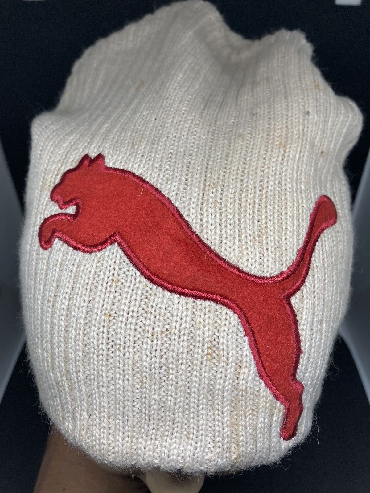 Puma Puma Big Logo Snow Cap Hat Beanie Size ONE SIZE - 4 Thumbnail
