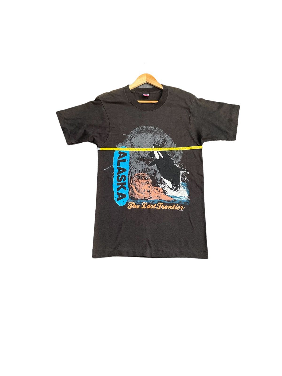 Fruit Of The Loom × Vintage Vintage 90’s Alasaka The Last Frontier Tshirt Size US M / EU 48-50 / 2 - 2 Thumbnail