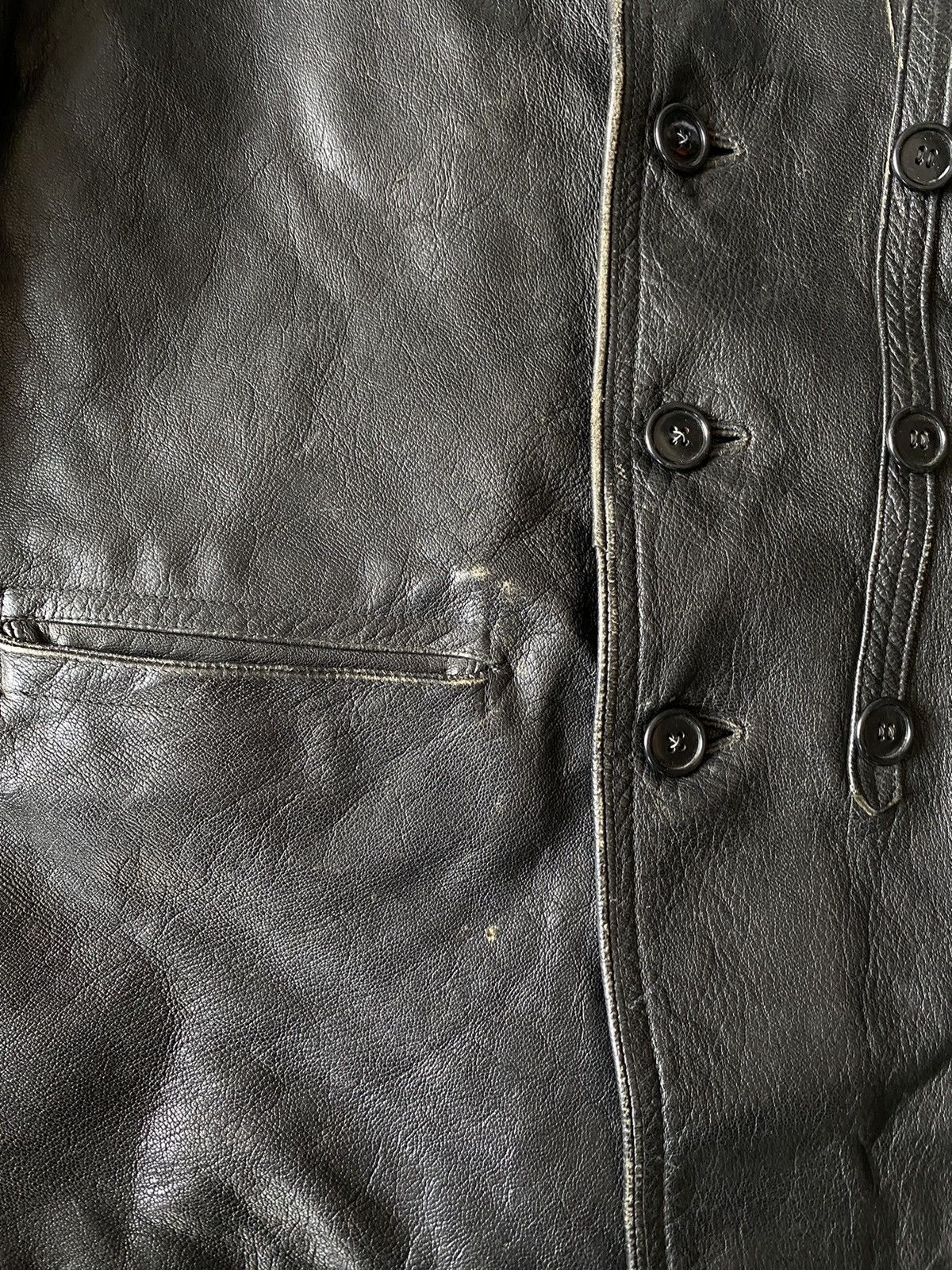 Vintage SEJSON Swedish leather jacket 50s Size US L / EU 52-54 / 3 - 4 Thumbnail