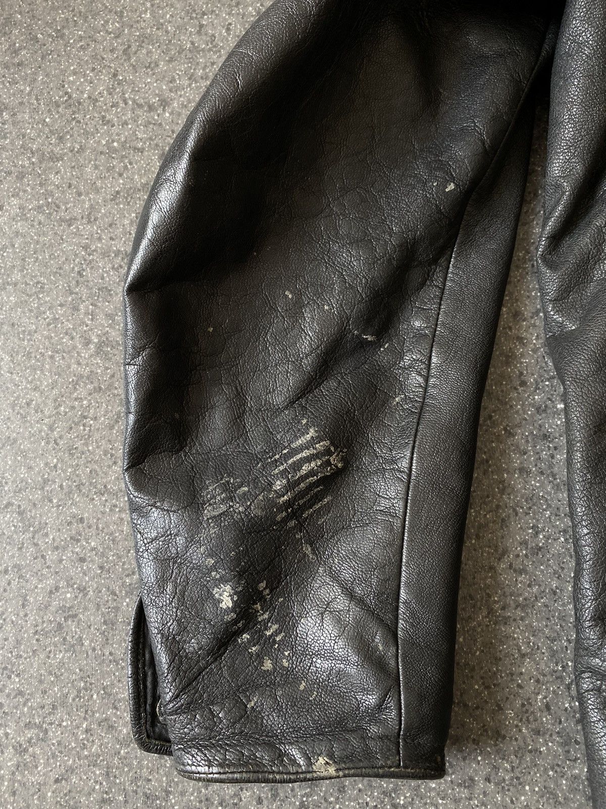 Vintage SEJSON Swedish leather jacket 50s Size US L / EU 52-54 / 3 - 7 Thumbnail