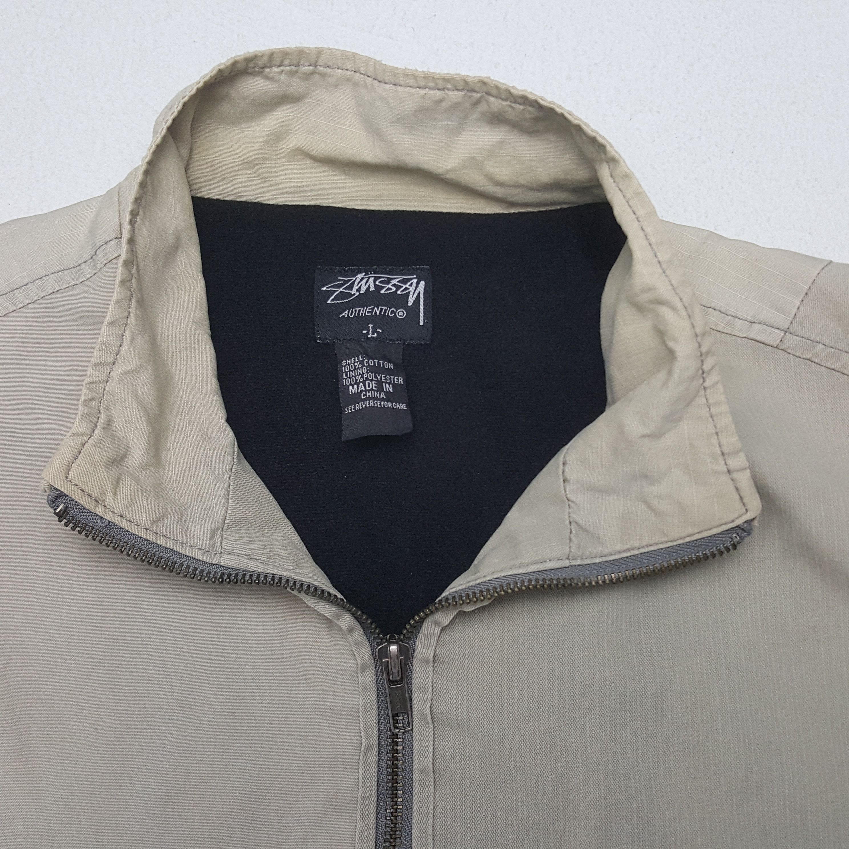 Stussy × Vintage Vintage Stussy Custom Patch Style Zipper Jacket Size US L / EU 52-54 / 3 - 5 Thumbnail