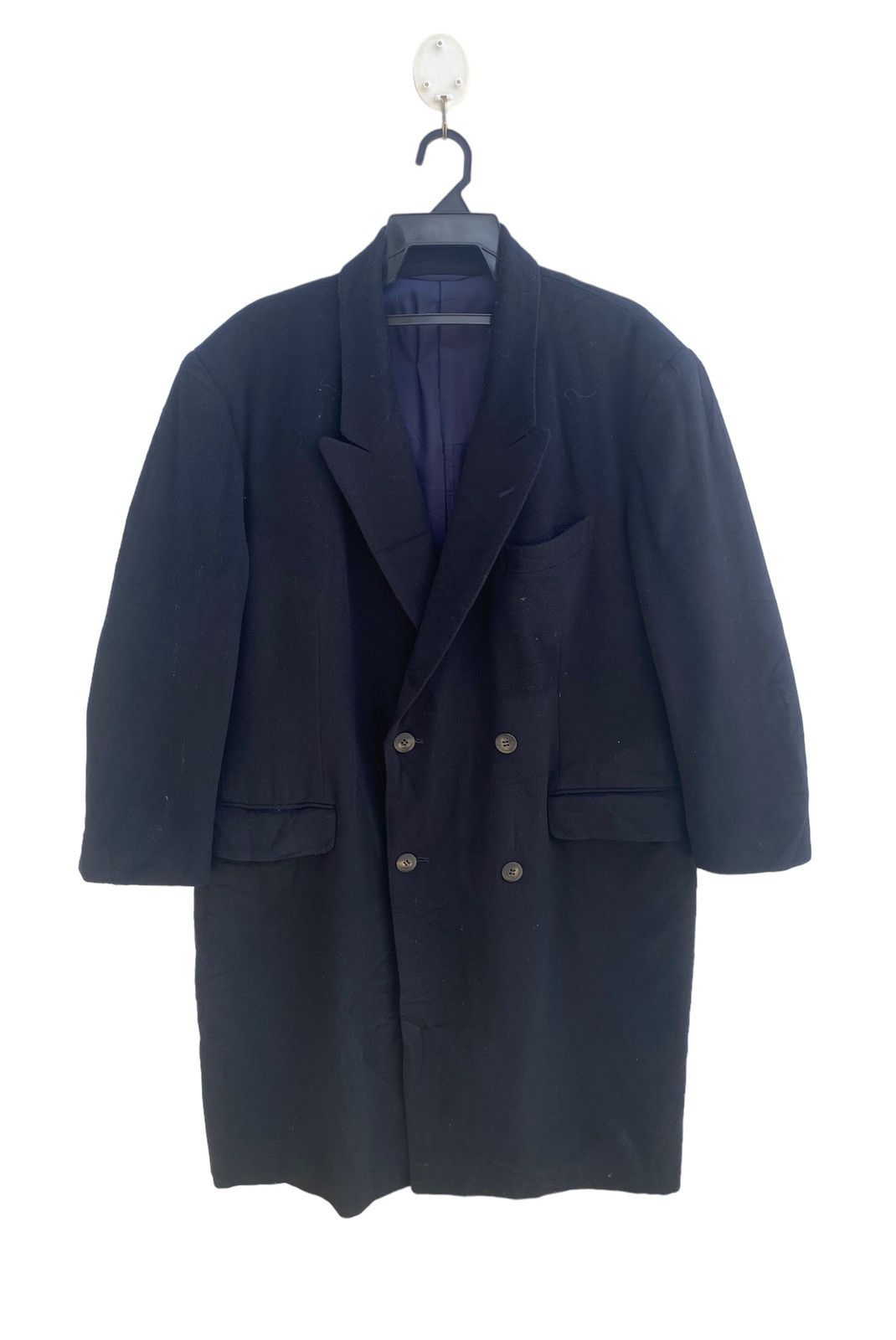 Christian Dior Monsieur Vtg 90s Christian Dior wool overcoat double breasted Size US L / EU 52-54 / 3 - 2 Thumbnail