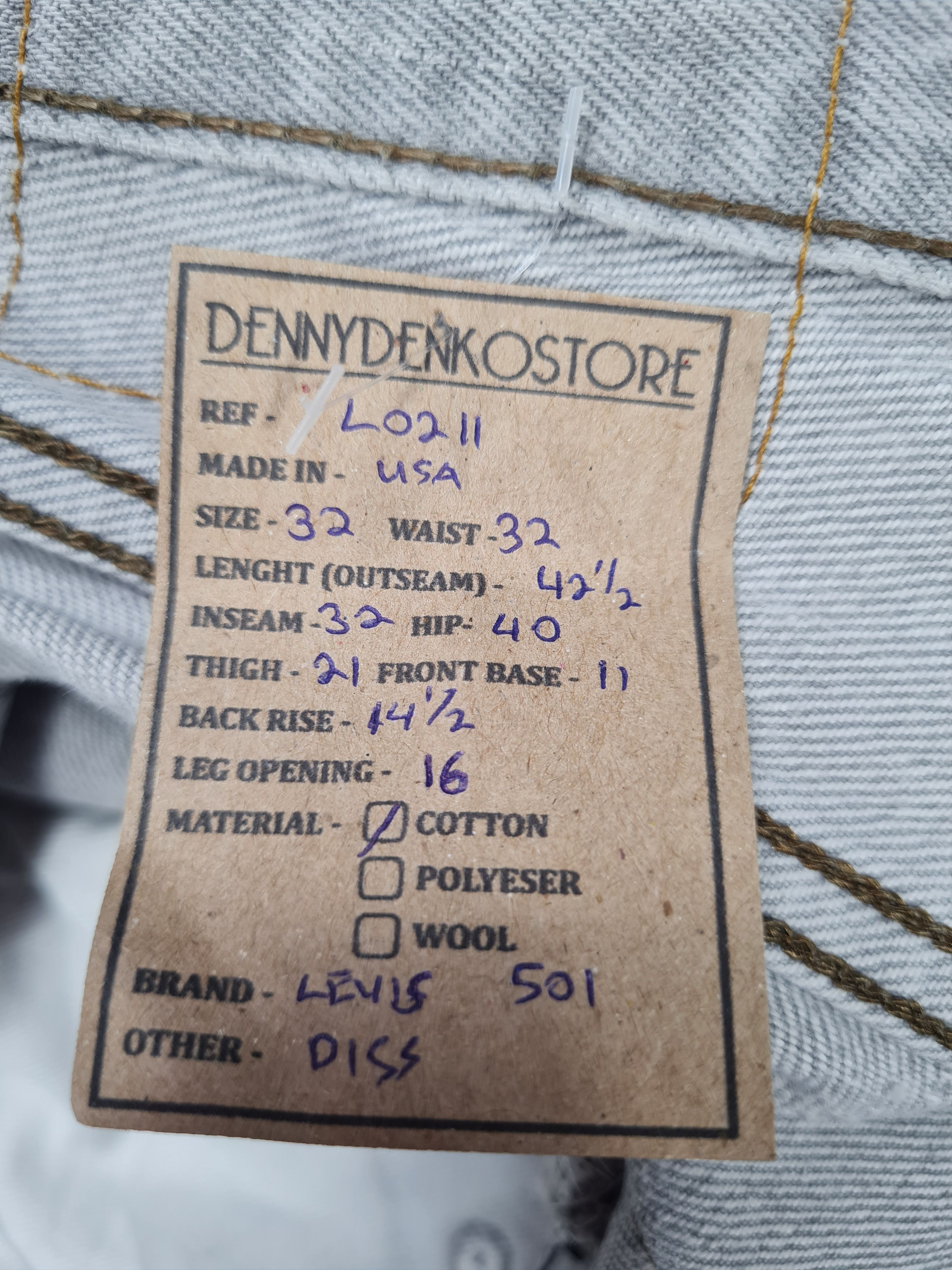 Levi's Vtg LEVIS 501 Distressed Light Wash Size 32X32 Jeans L0211 Size US 32 / EU 48 - 14 Thumbnail