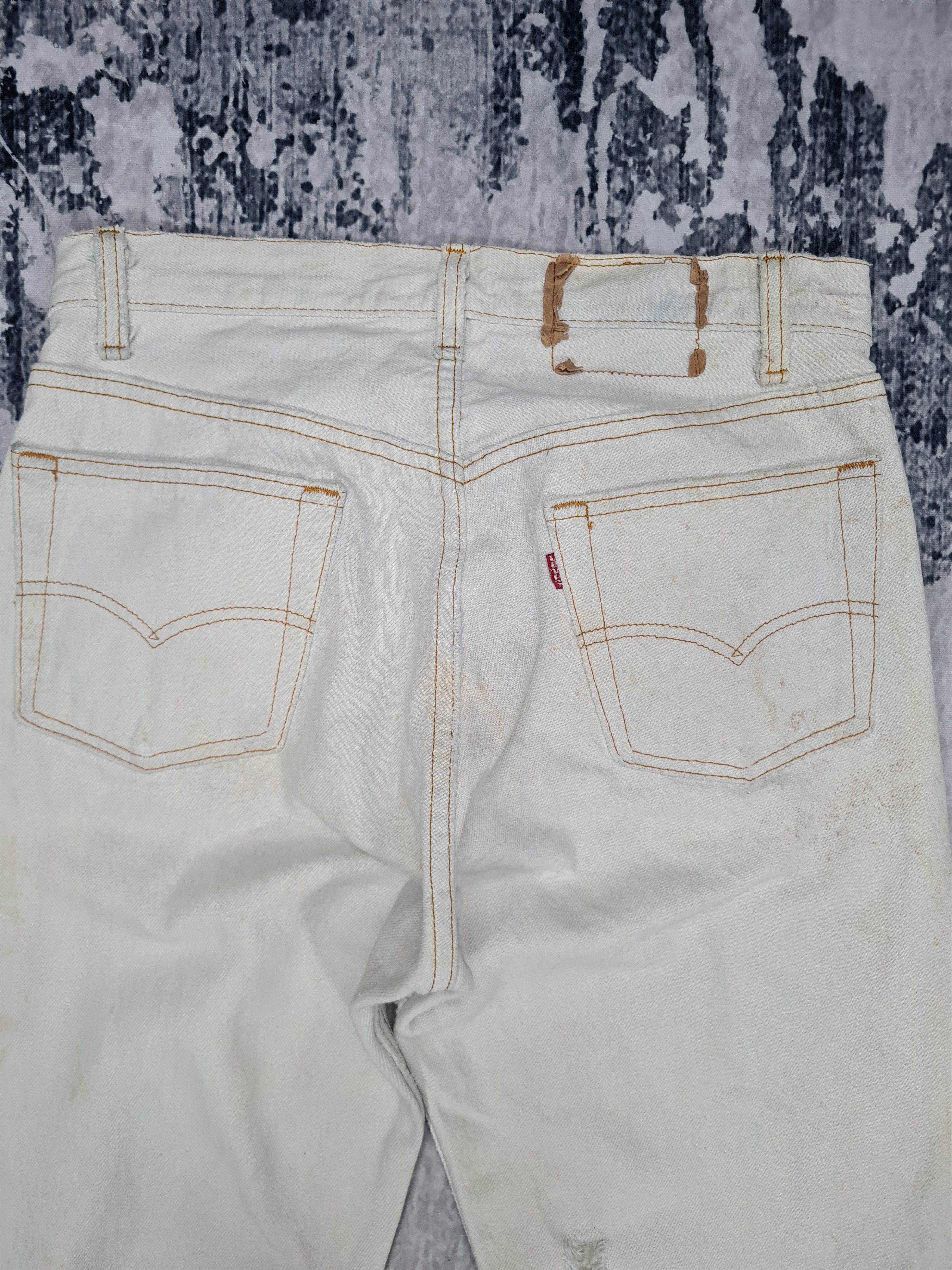 Vtg LEVIS 501 Faded Distressed Rusty Size 29X30 Jeans L0244