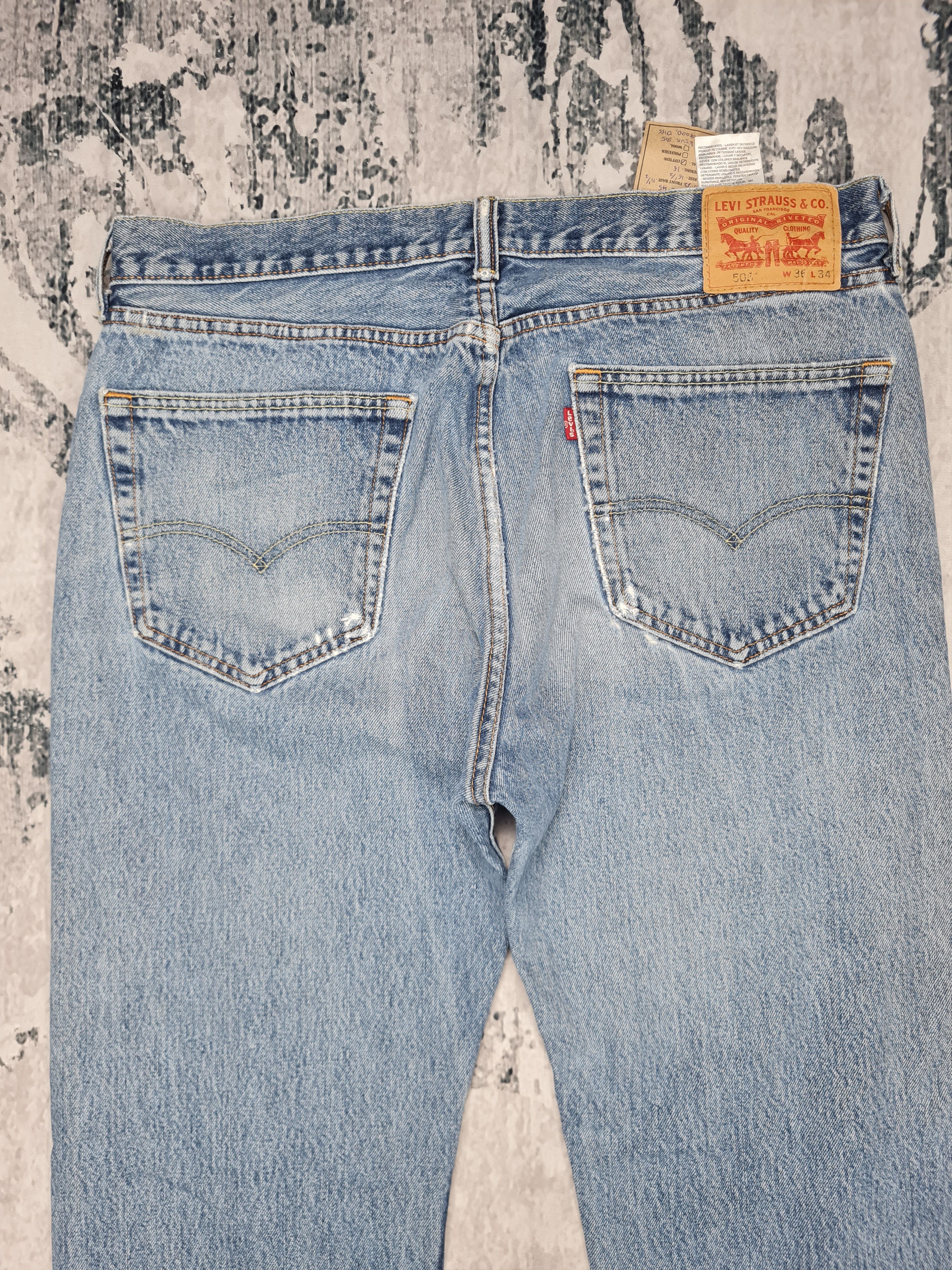 Levi's Vintage LEVIS 505 Light Wash Faded Size 37X33 Jeans L0212 Size US 37 - 6 Thumbnail