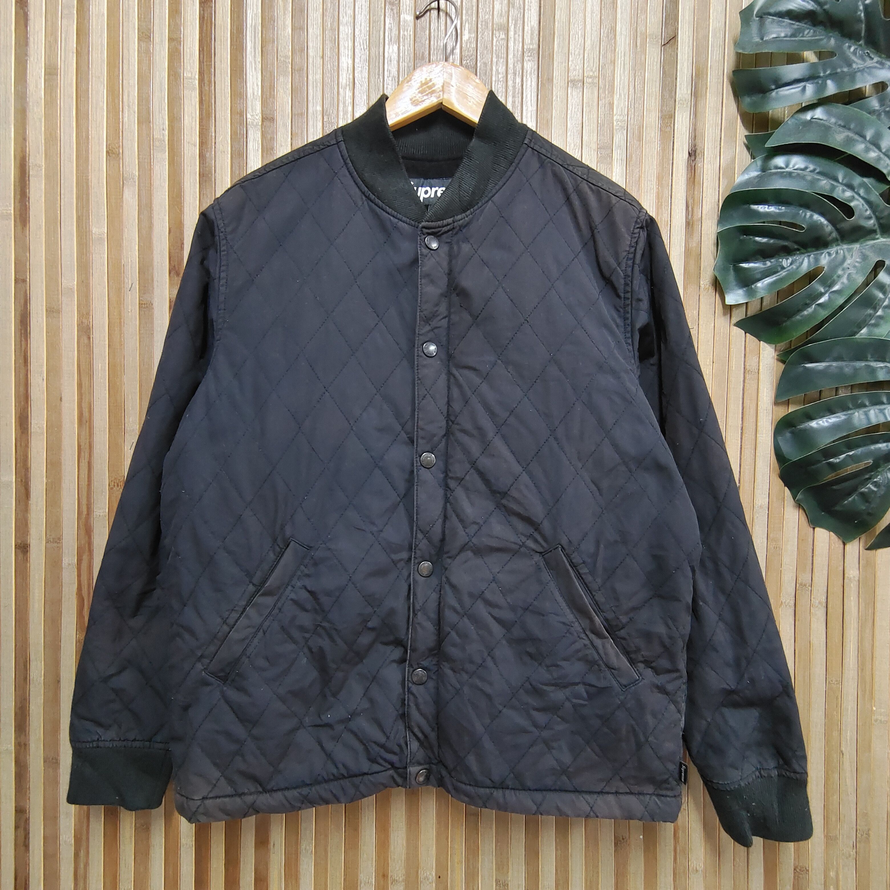 Supreme Supreme x British Millerain Diamond Quilted Jacket | Grailed