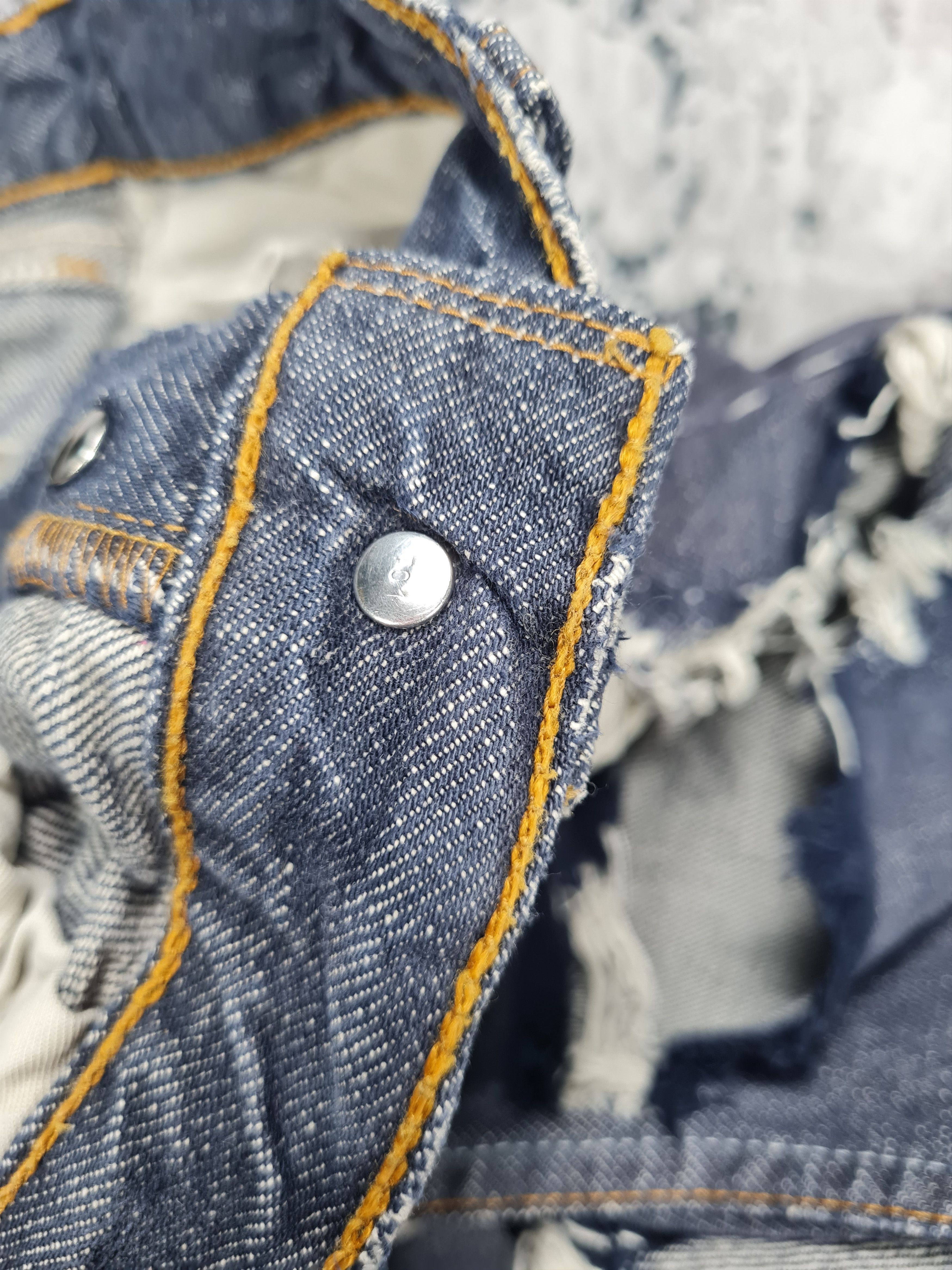 If Six Was Nine LEVIS 501 Faded Distressed Dark Blue Size 32X31 Jeans L0195 Size US 32 / EU 48 - 10 Thumbnail