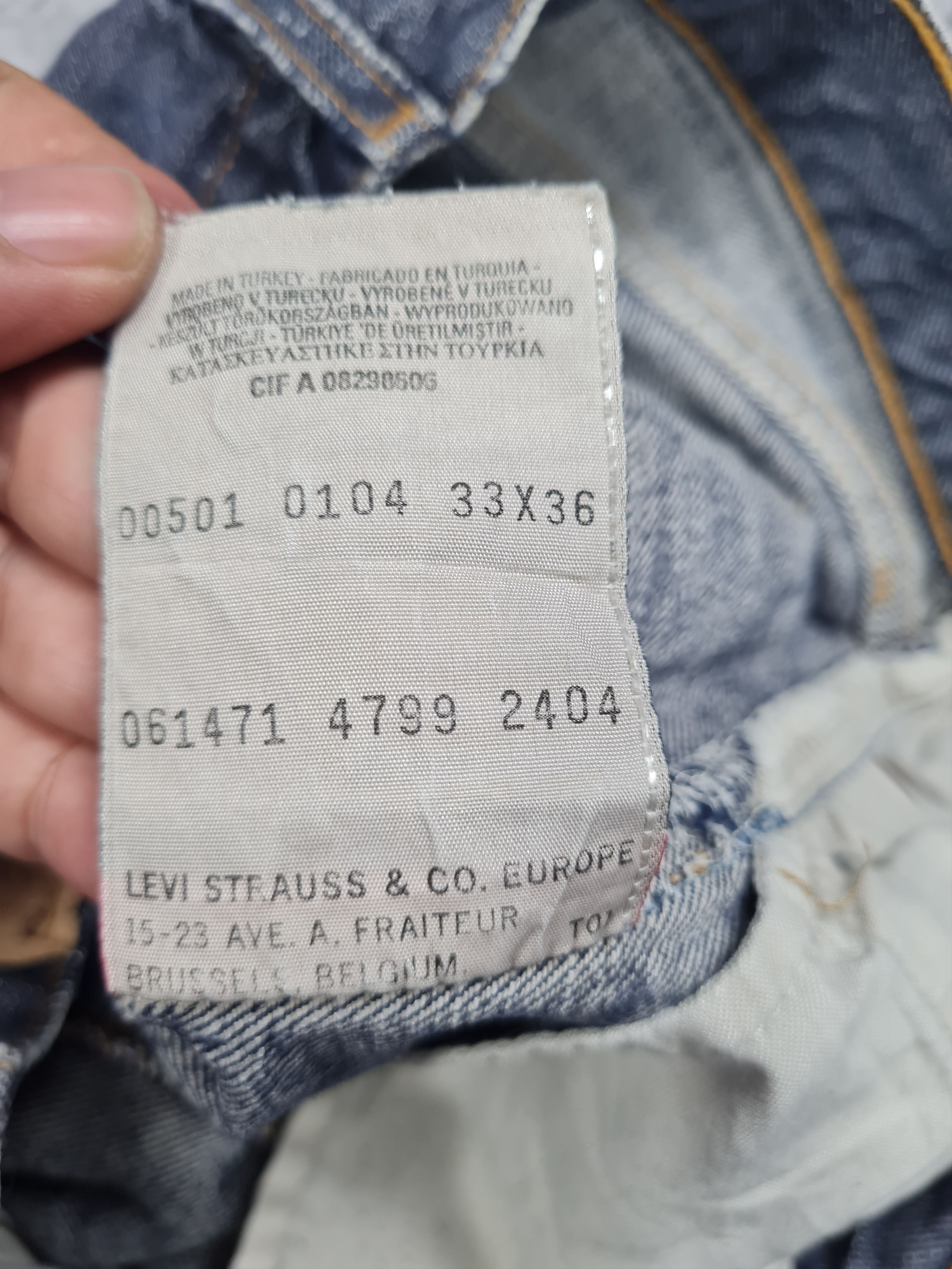 If Six Was Nine LEVIS 501 Faded Distressed Dark Blue Size 32X31 Jeans L0195 Size US 32 / EU 48 - 11 Thumbnail