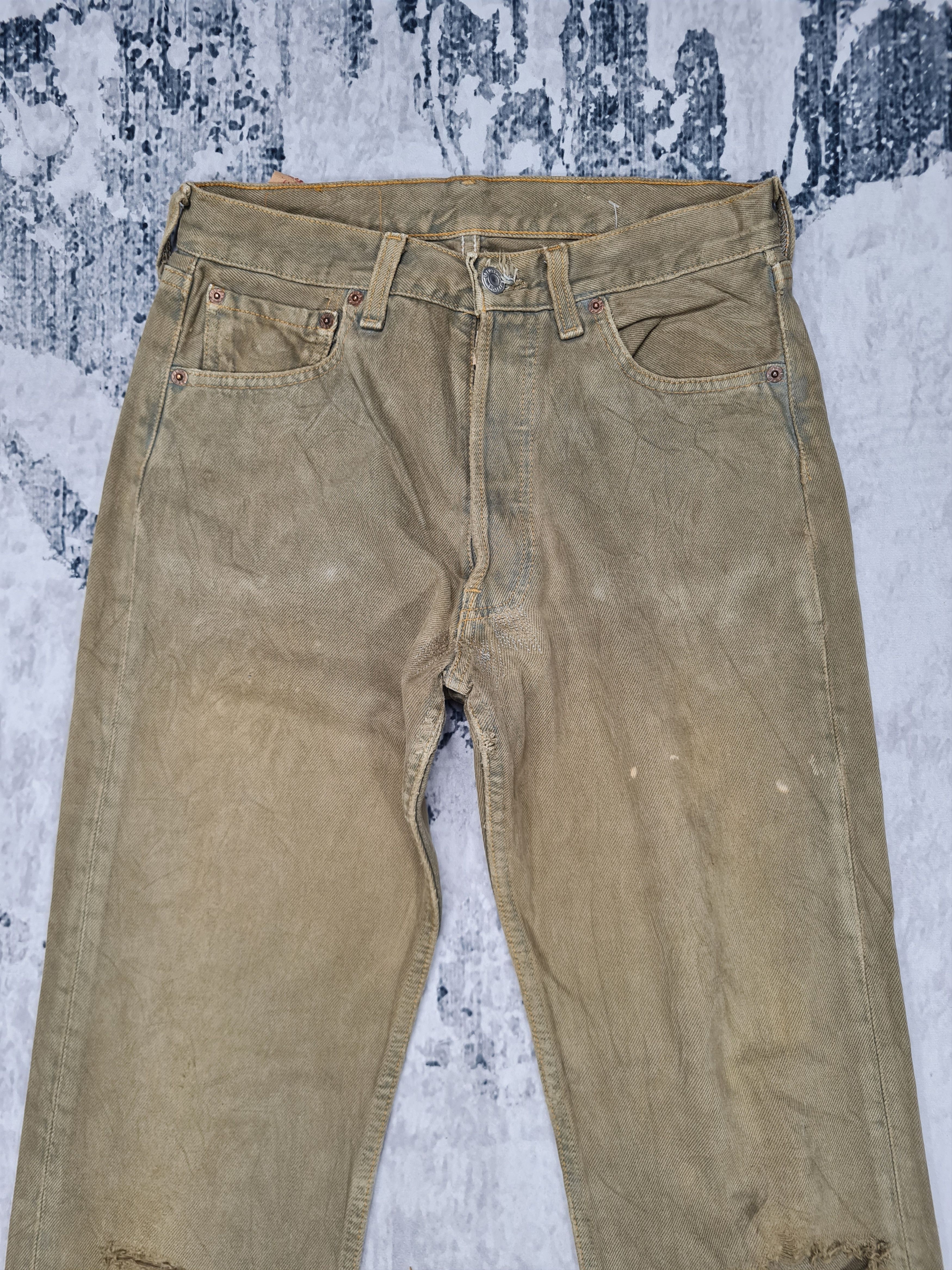 Levi's Vtg LEVIS 501 Brown Faded Distressed 28X30.5 Jeans L0239 Size US 28 / EU 44 - 5 Thumbnail