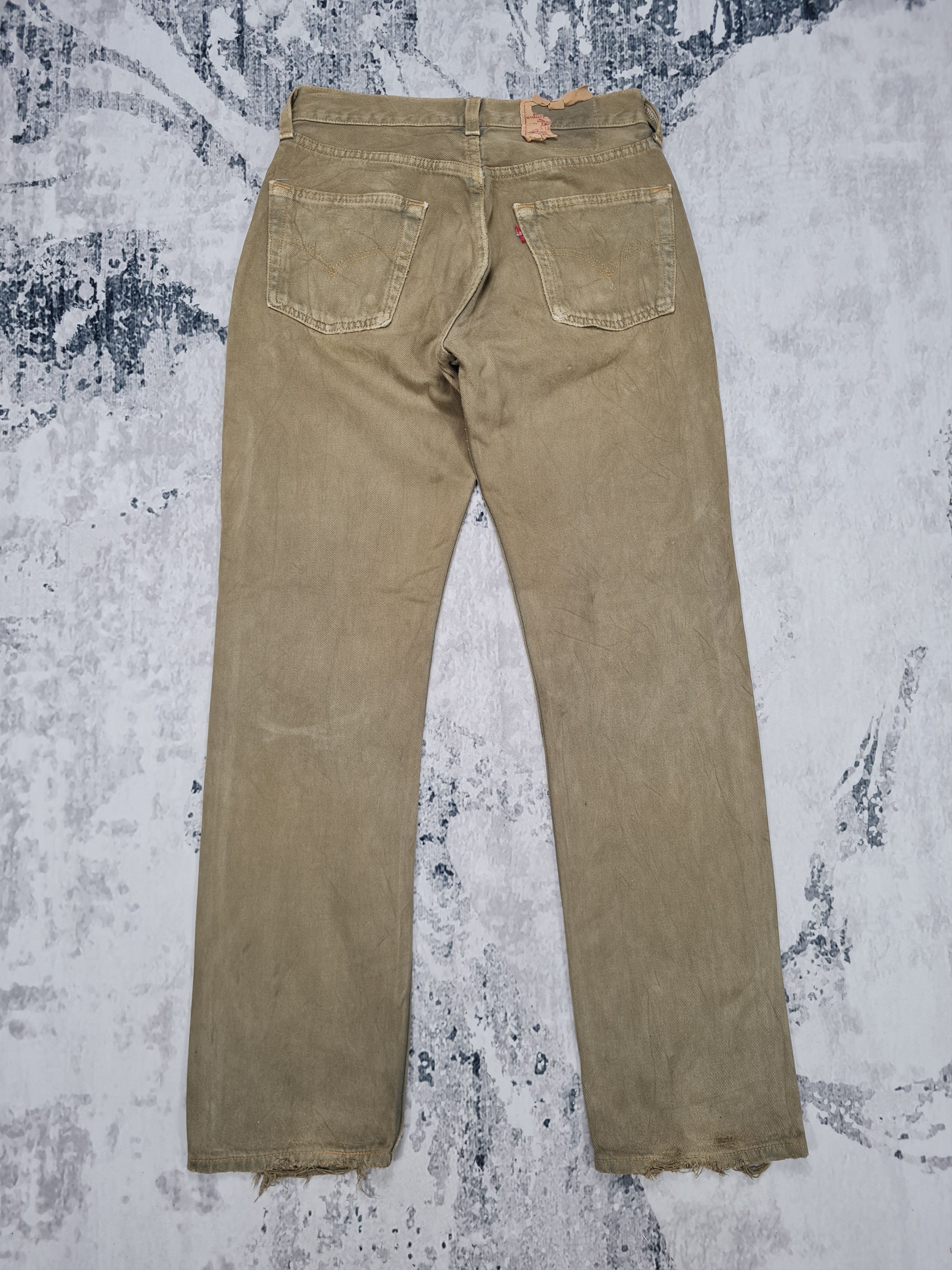 Levi's Vtg LEVIS 501 Brown Faded Distressed 28X30.5 Jeans L0239 Size US 28 / EU 44 - 2 Thumbnail