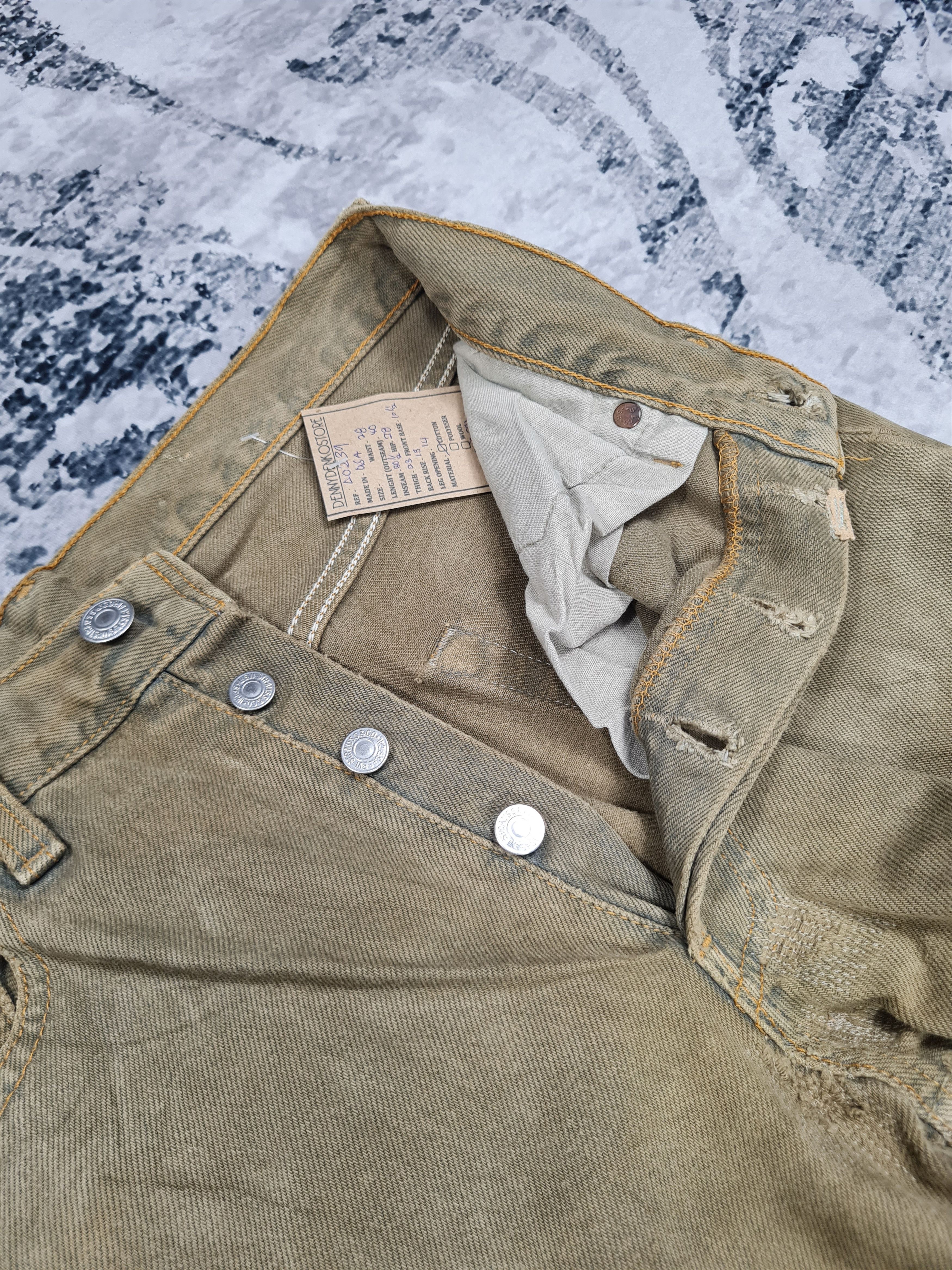 Levi's Vtg LEVIS 501 Brown Faded Distressed 28X30.5 Jeans L0239 Size US 28 / EU 44 - 10 Thumbnail