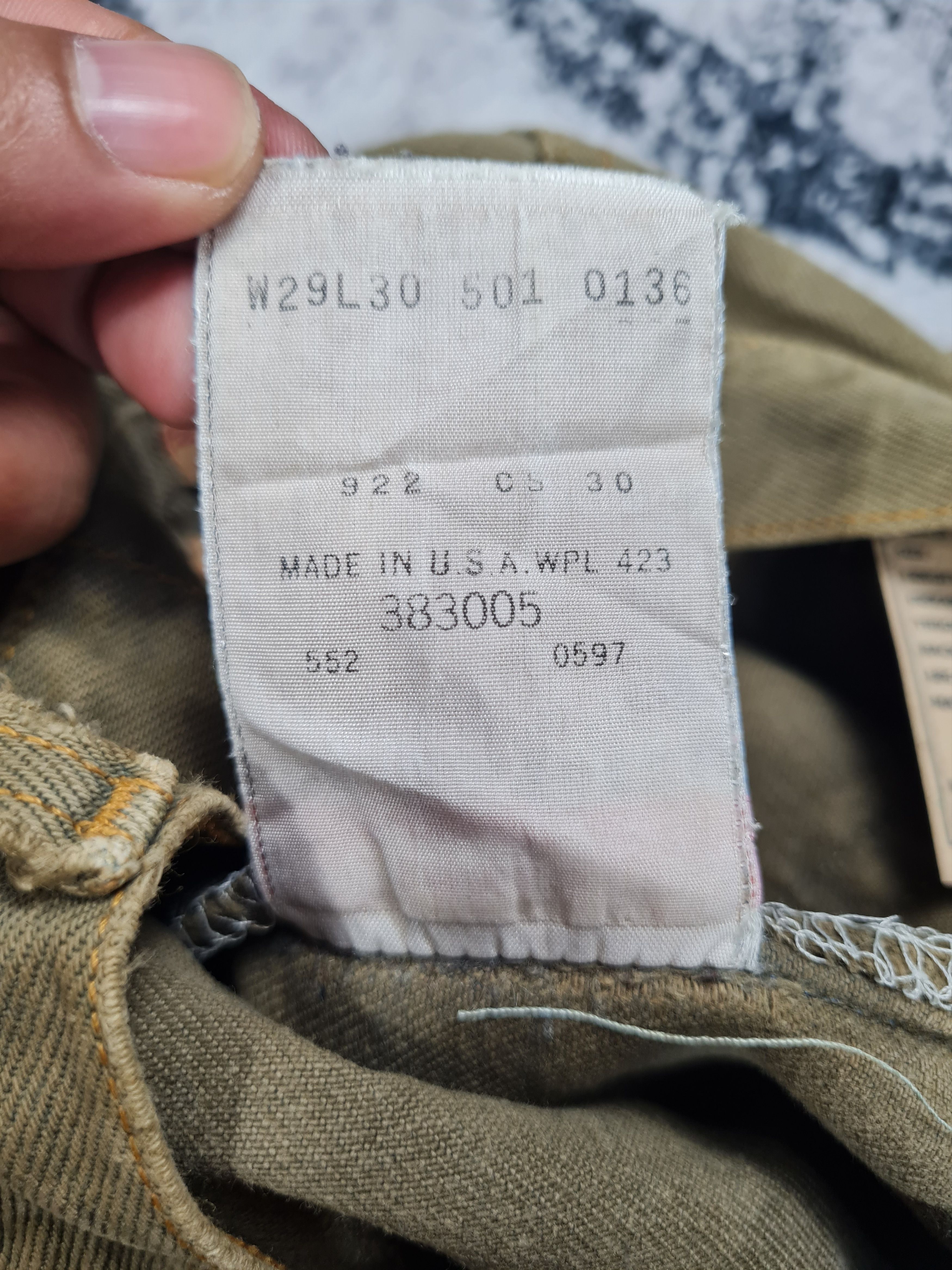 Levi's Vtg LEVIS 501 Brown Faded Distressed 28X30.5 Jeans L0239 Size US 28 / EU 44 - 12 Thumbnail