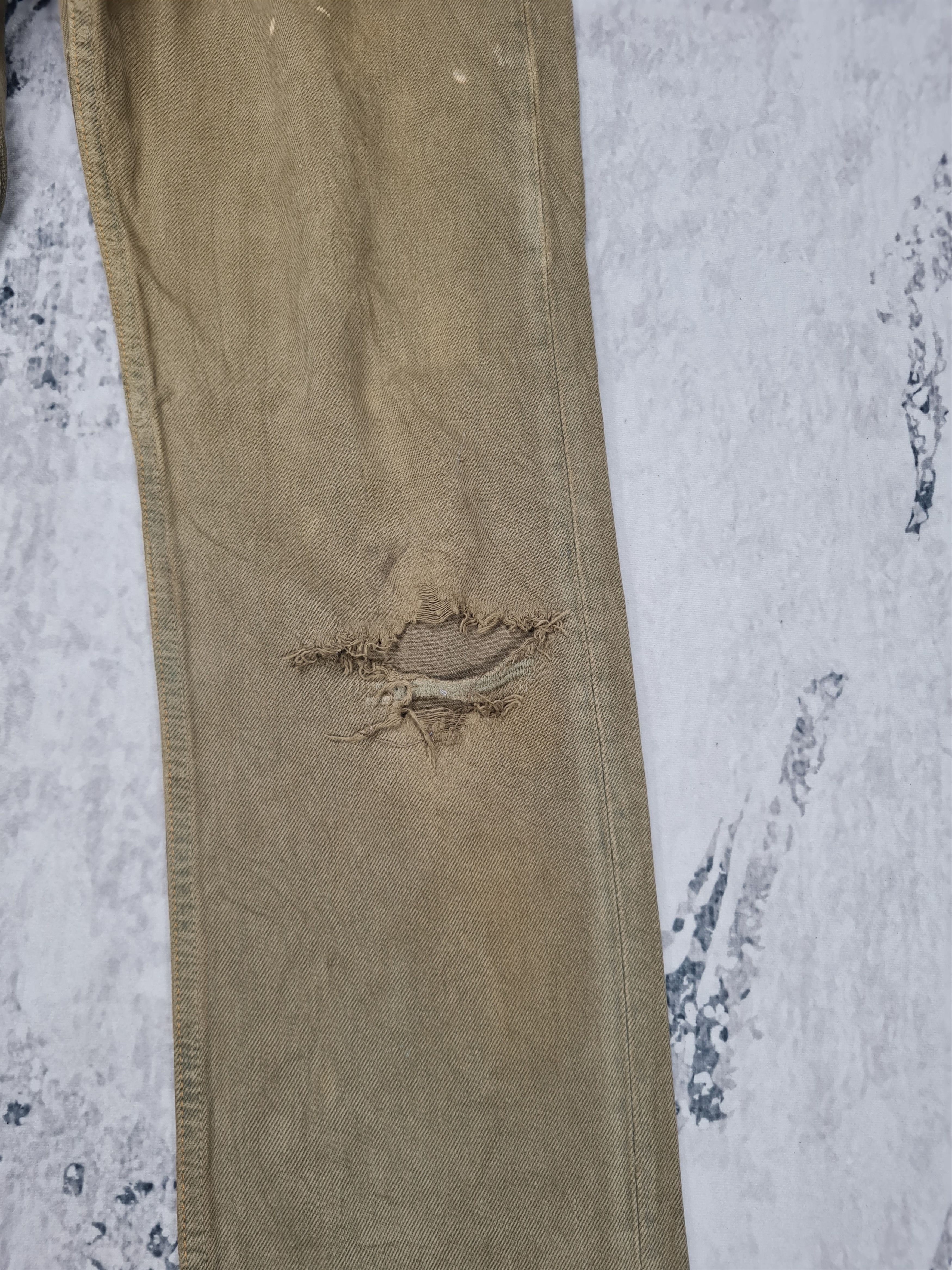 Levi's Vtg LEVIS 501 Brown Faded Distressed 28X30.5 Jeans L0239 Size US 28 / EU 44 - 3 Thumbnail